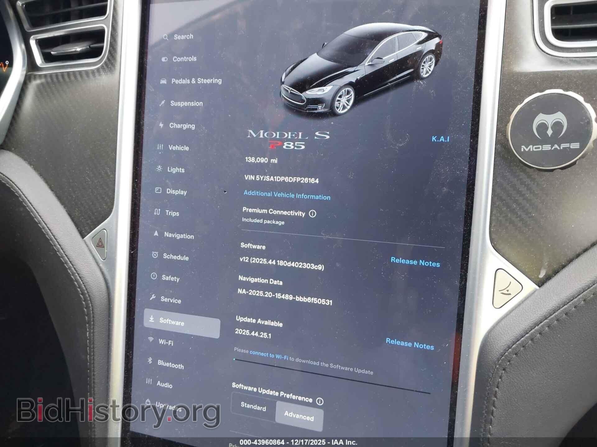 2013 TESLA MODEL S - VIN: 5YJSA1DP6DFP26164 - Photo 15