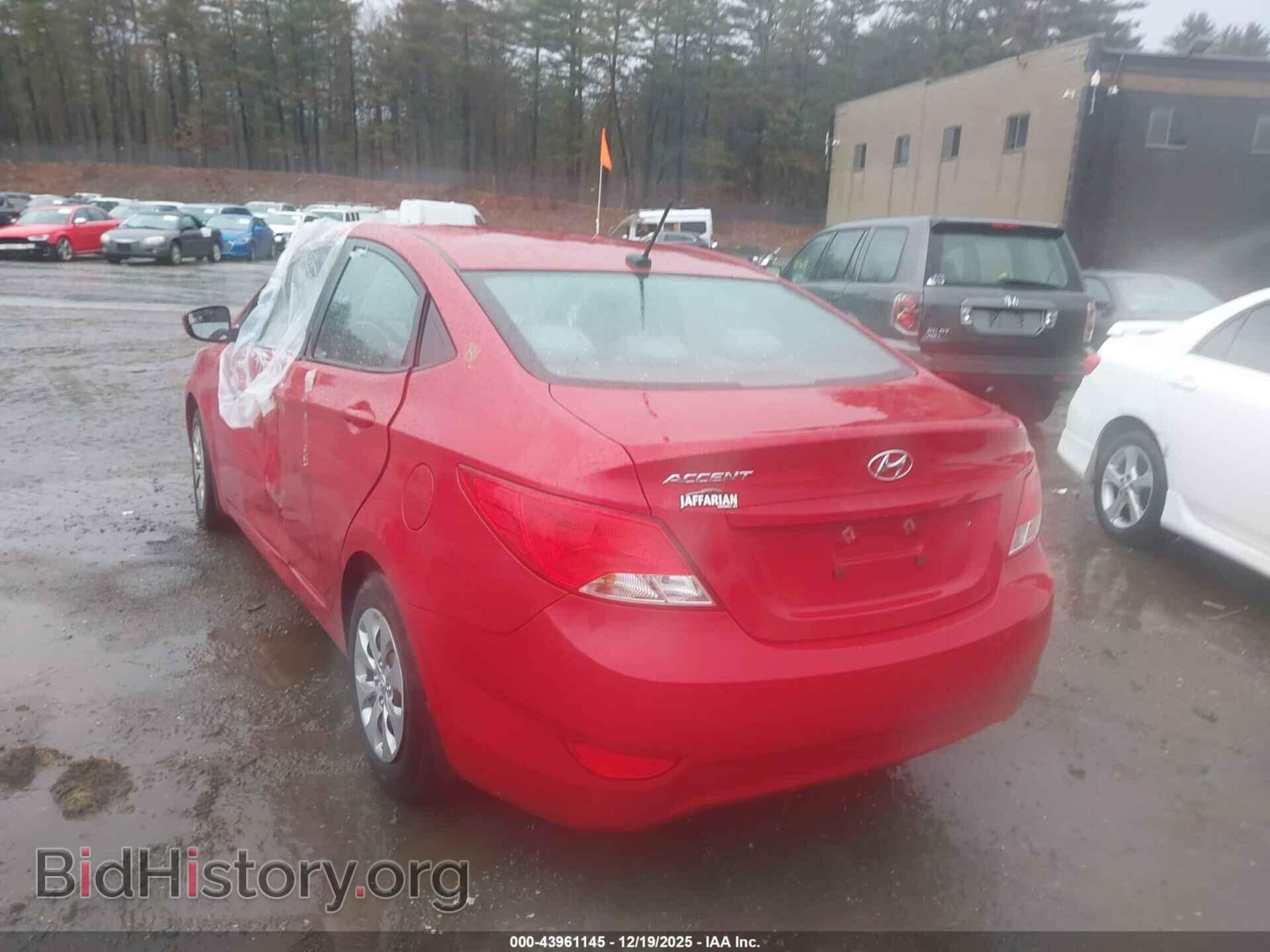 2016 HYUNDAI ACCENT - VIN: KMHCT4AEXGU139914 - Фото 3