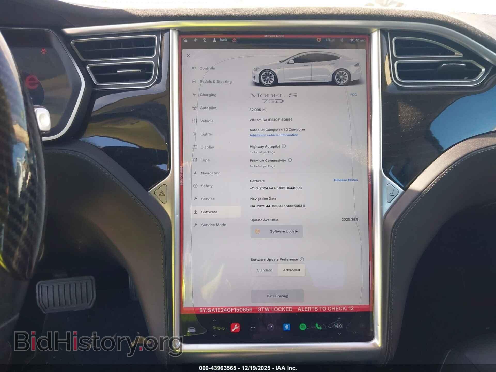 2016 TESLA MODEL S - VIN: 5YJSA1E24GF150856 - Photo 15