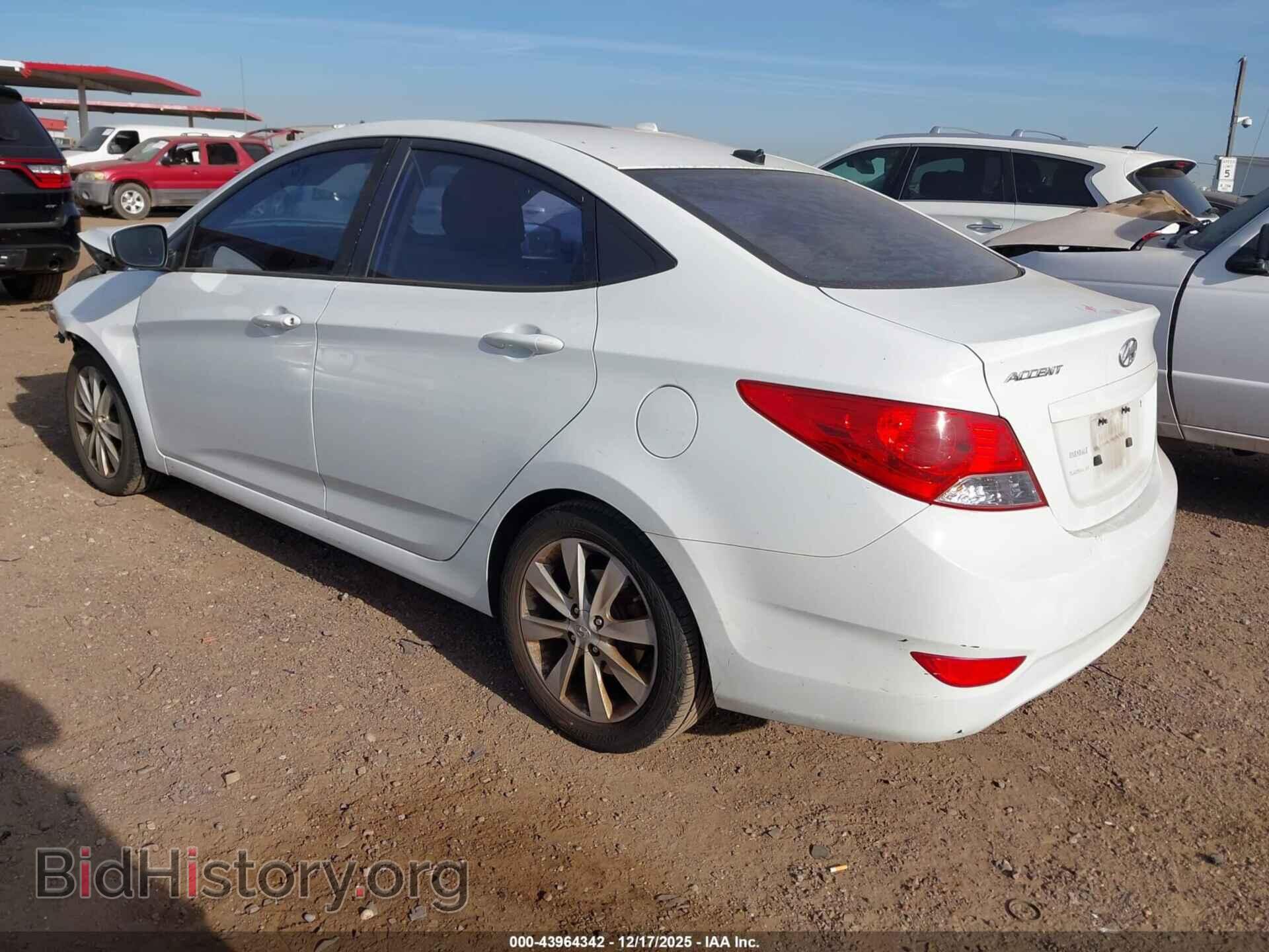 2012 HYUNDAI ACCENT - VIN: KMHCU4AEXCU148832 - Фото 3