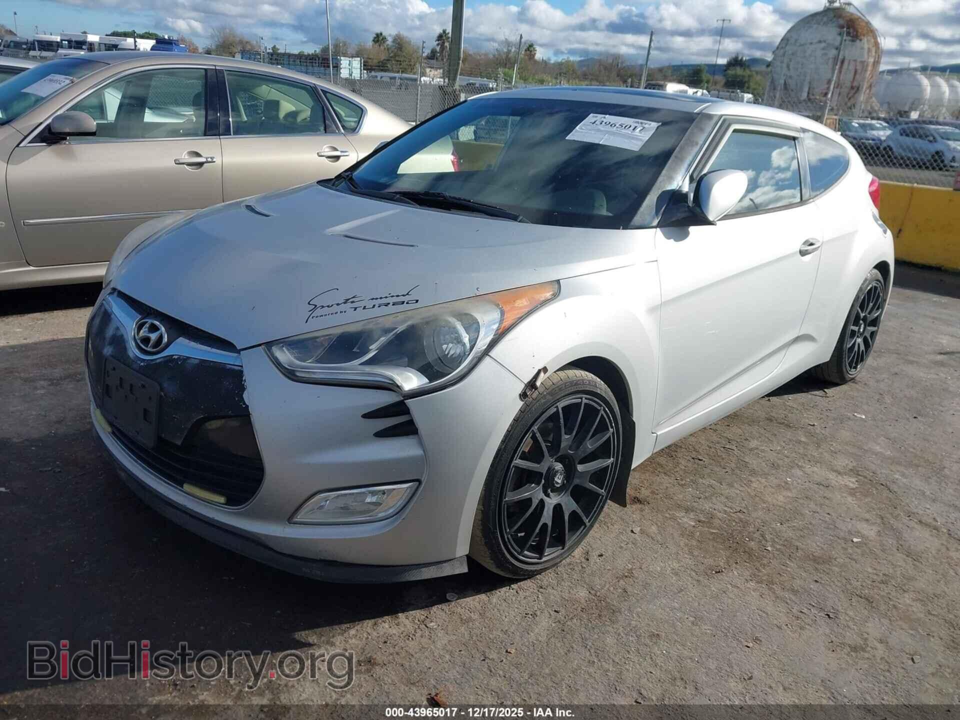 2013 HYUNDAI VELOSTER - VIN: KMHTC6AD1DU123082 - Фото 2
