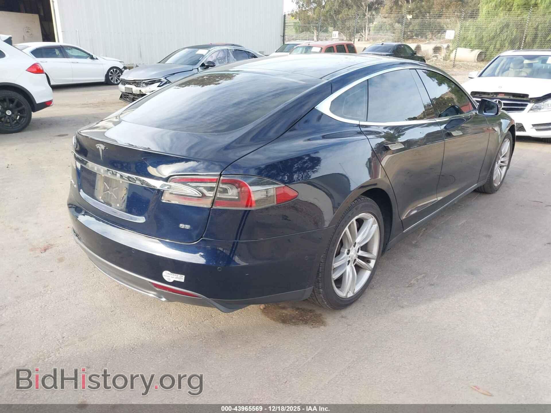 2014 TESLA MODEL S - VIN: 5YJSA1H16EFP56370 - Фото 4