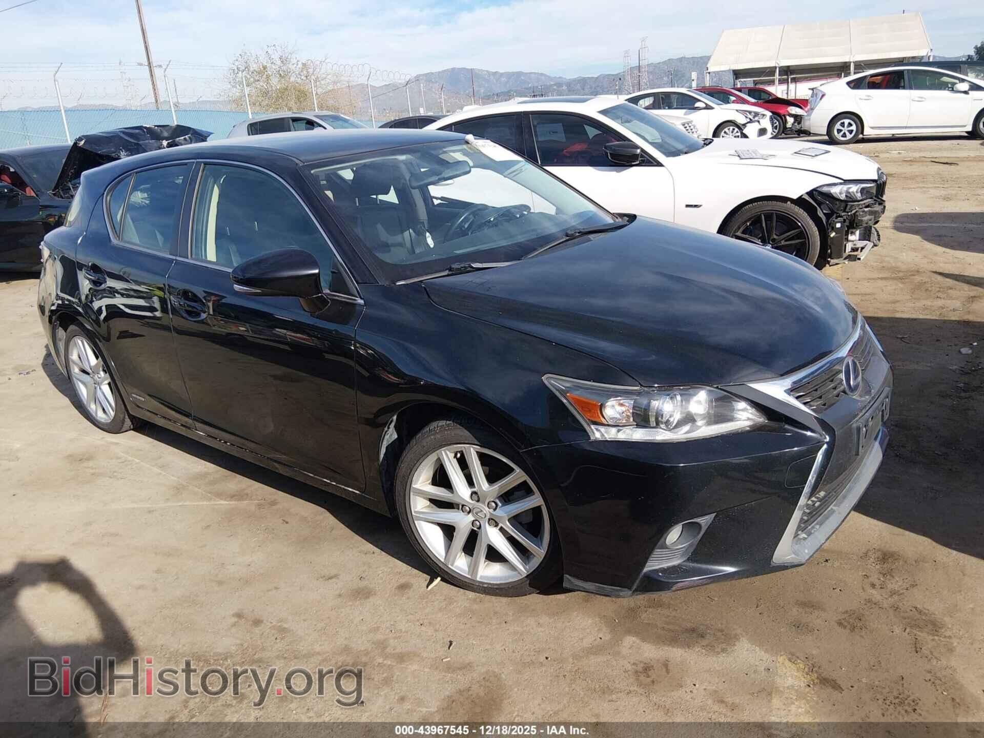 Фотография JTHKD5BH3G2270804 - LEXUS CT 200H 2016