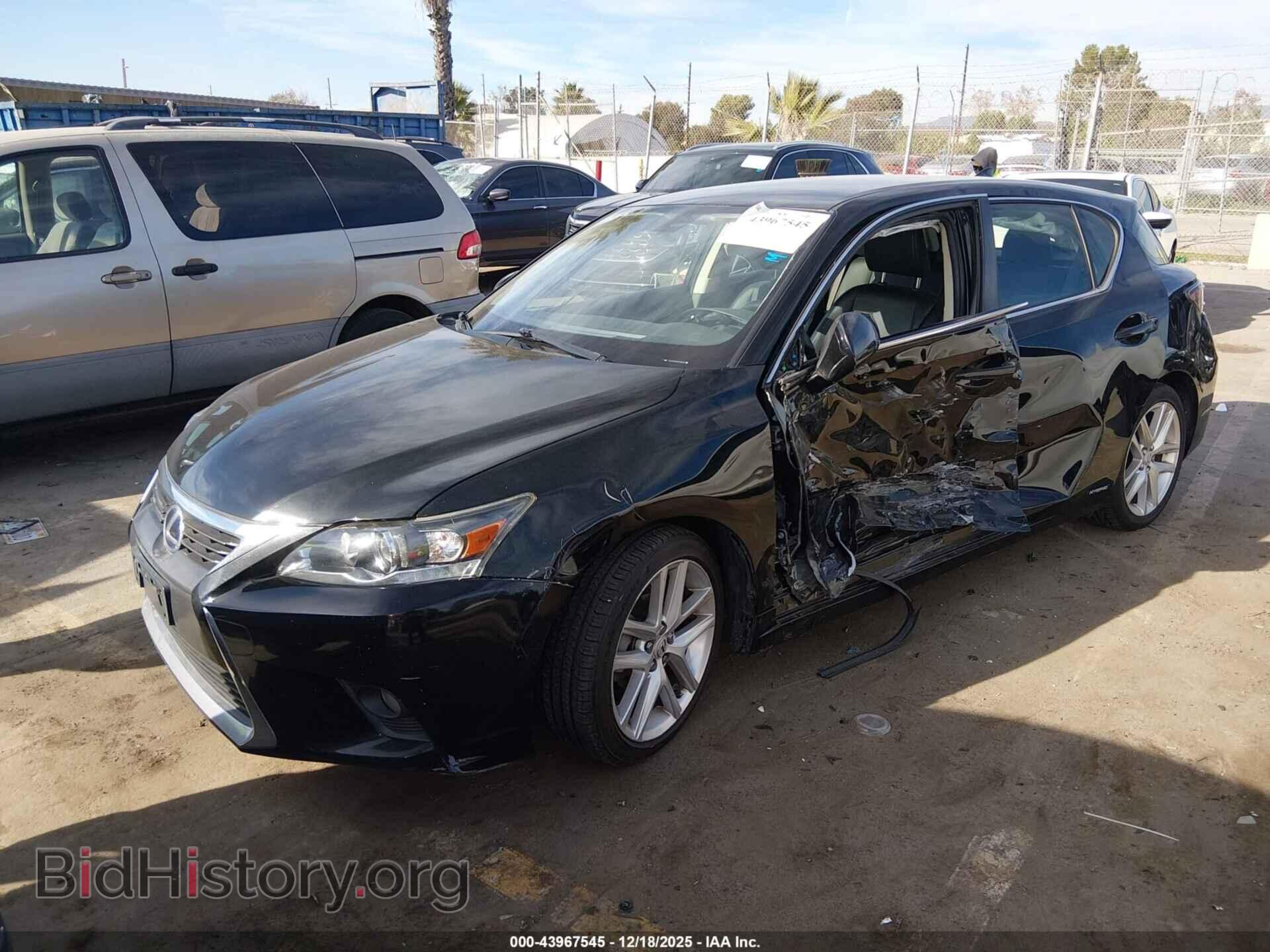 2016 LEXUS CT 200H - VIN: JTHKD5BH3G2270804 - Фото 2