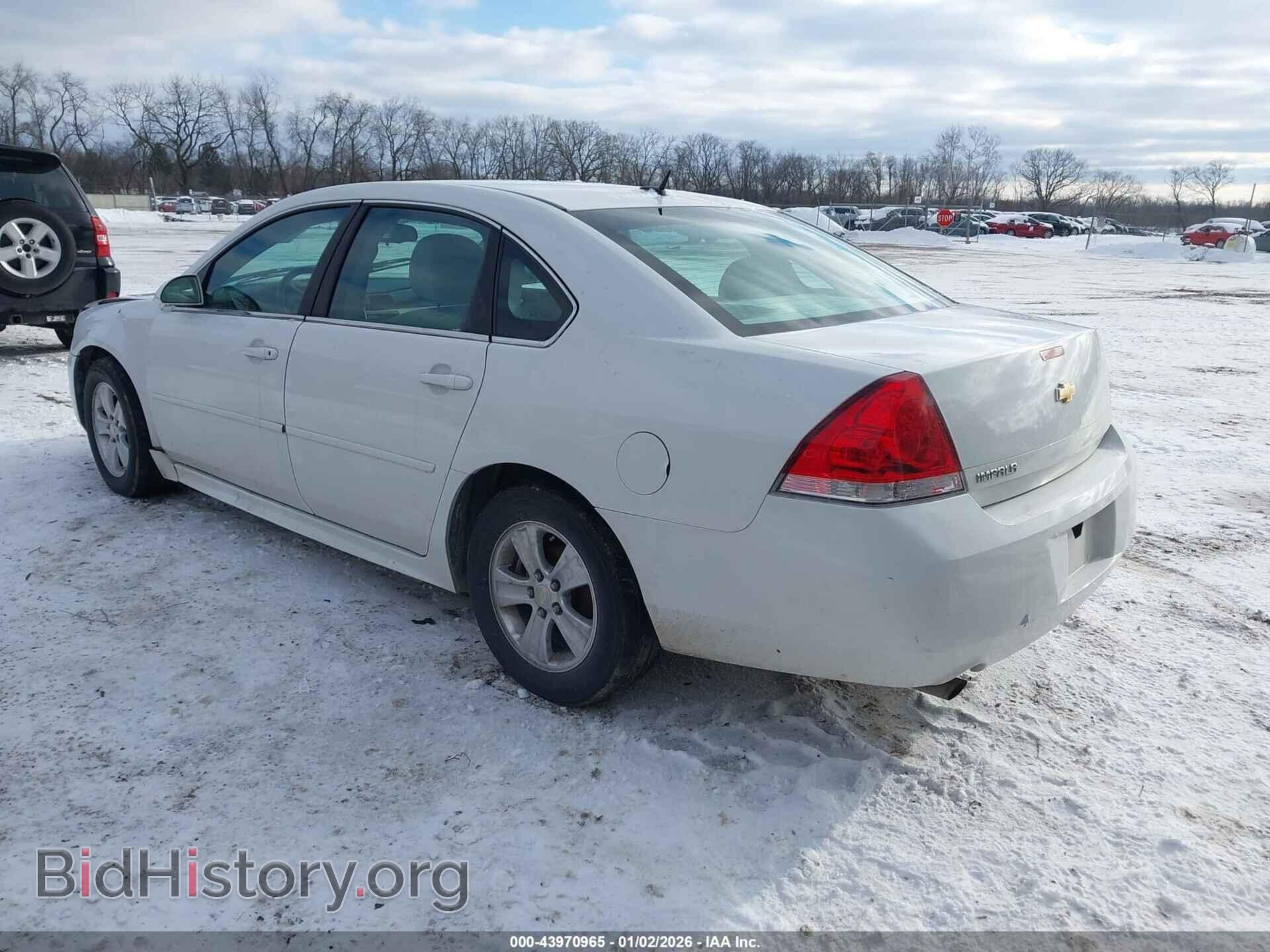 2012 CHEVROLET IMPALA - VIN: 2G1WF5E36C1151936 - Фото 3