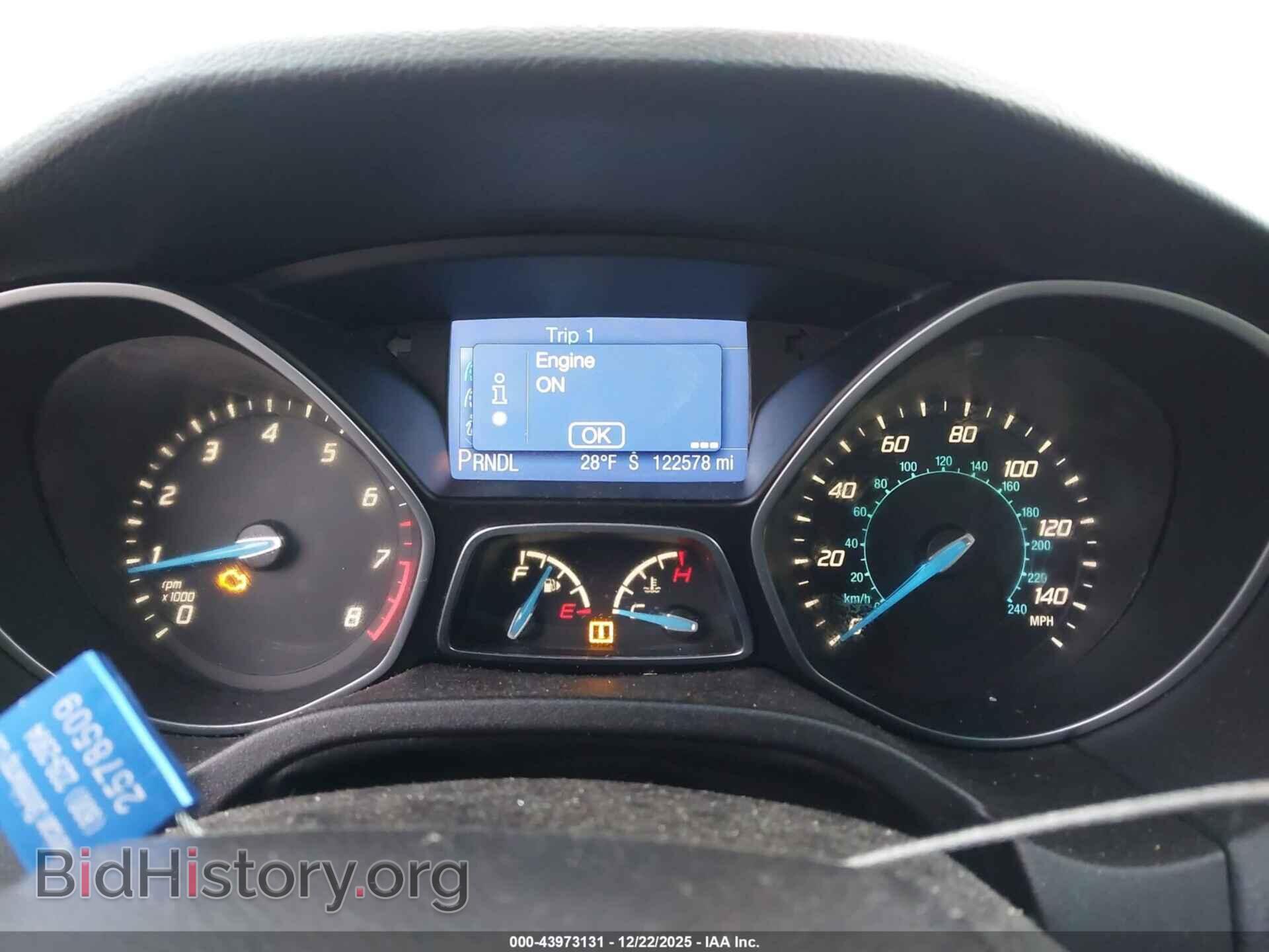 2013 FORD FOCUS - VIN: 1FADP3F23DL330829 - Фото 7
