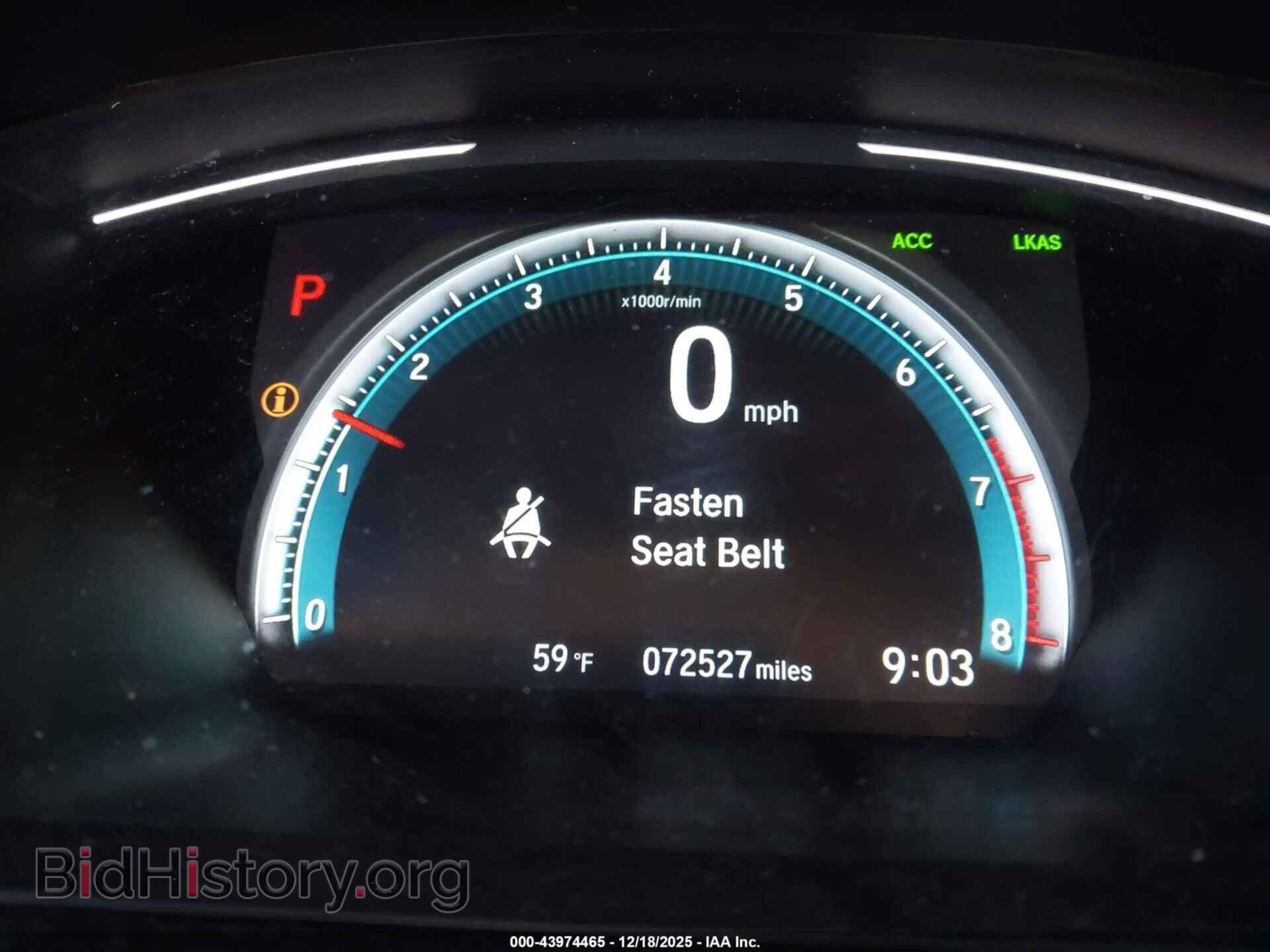 2019 HONDA CIVIC - VIN: 2HGFC2F68KH514915 - Фото 15