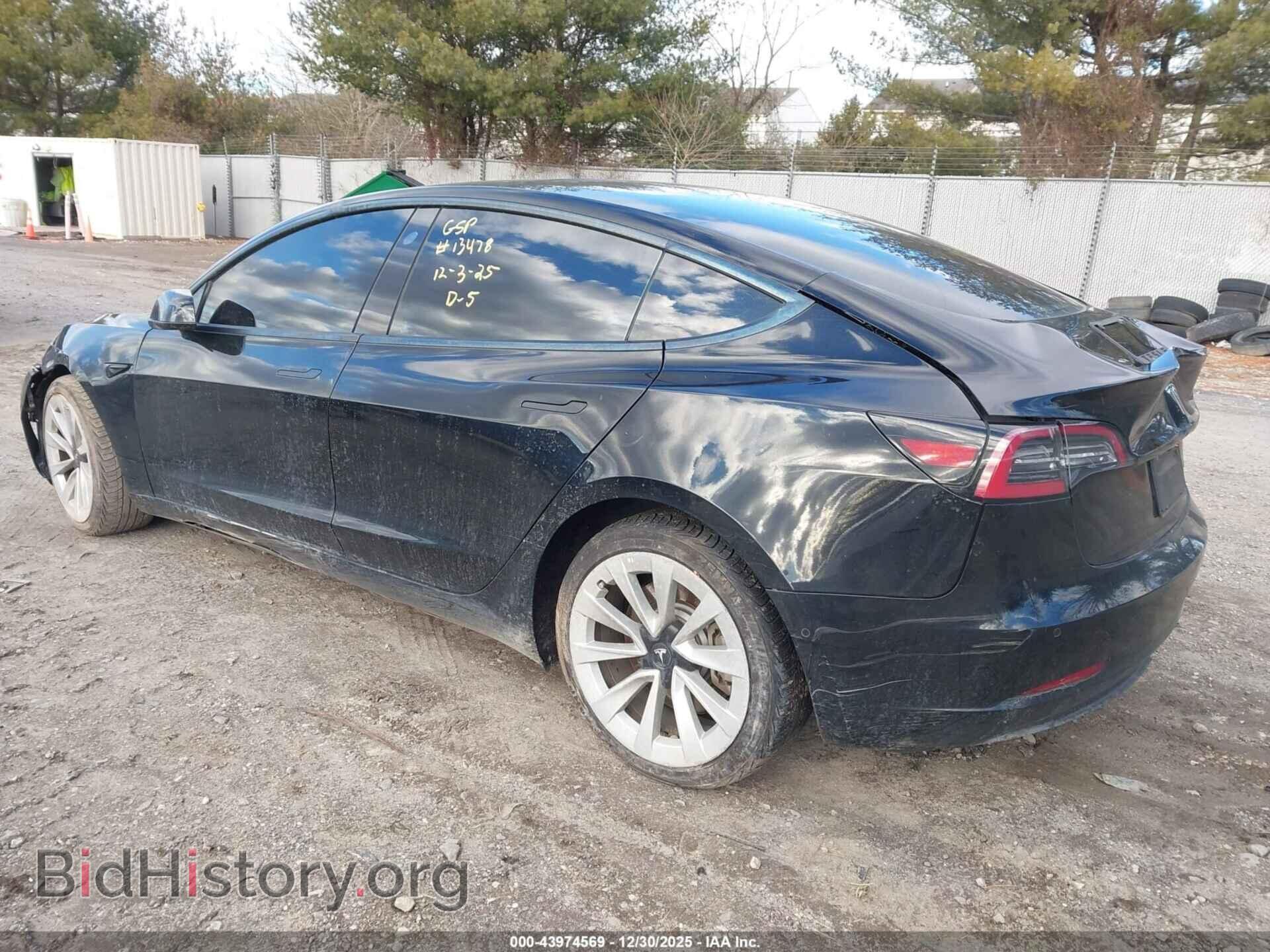 2022 TESLA MODEL 3 - VIN: 5YJ3E1EB4NF189811 - Фото 3