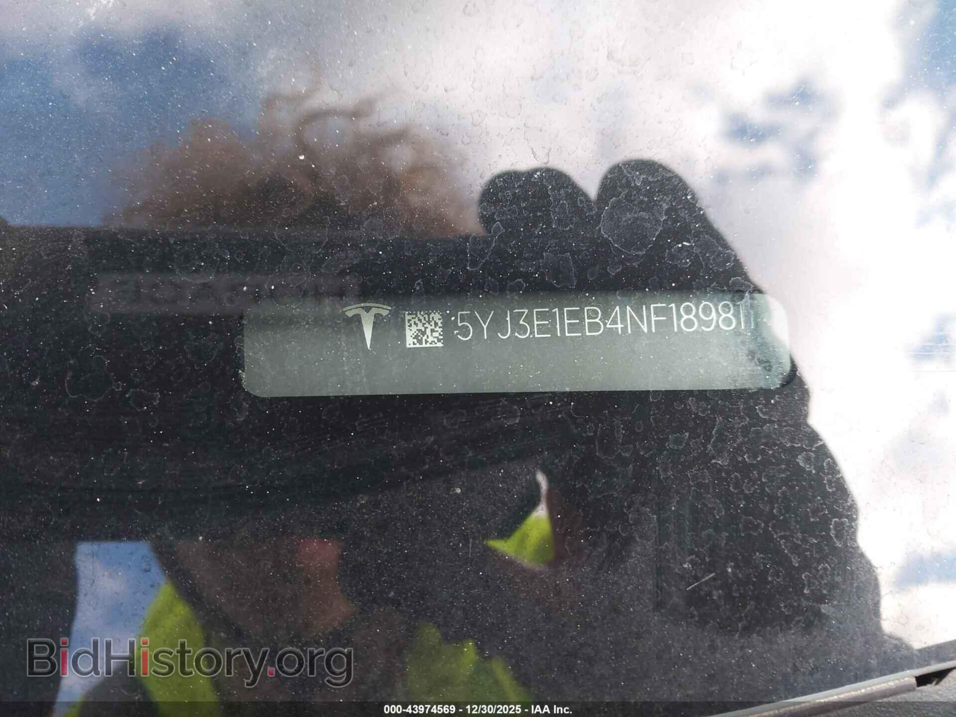 2022 TESLA MODEL 3 - VIN: 5YJ3E1EB4NF189811 - Фото 9