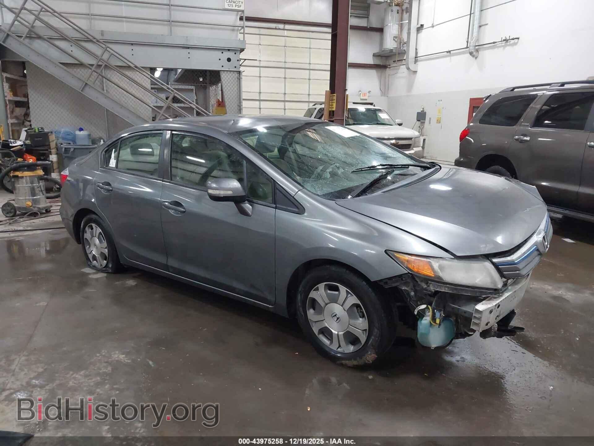 Фотография JHMFB4F26CS005165 - HONDA CIVIC HYBRID 2012