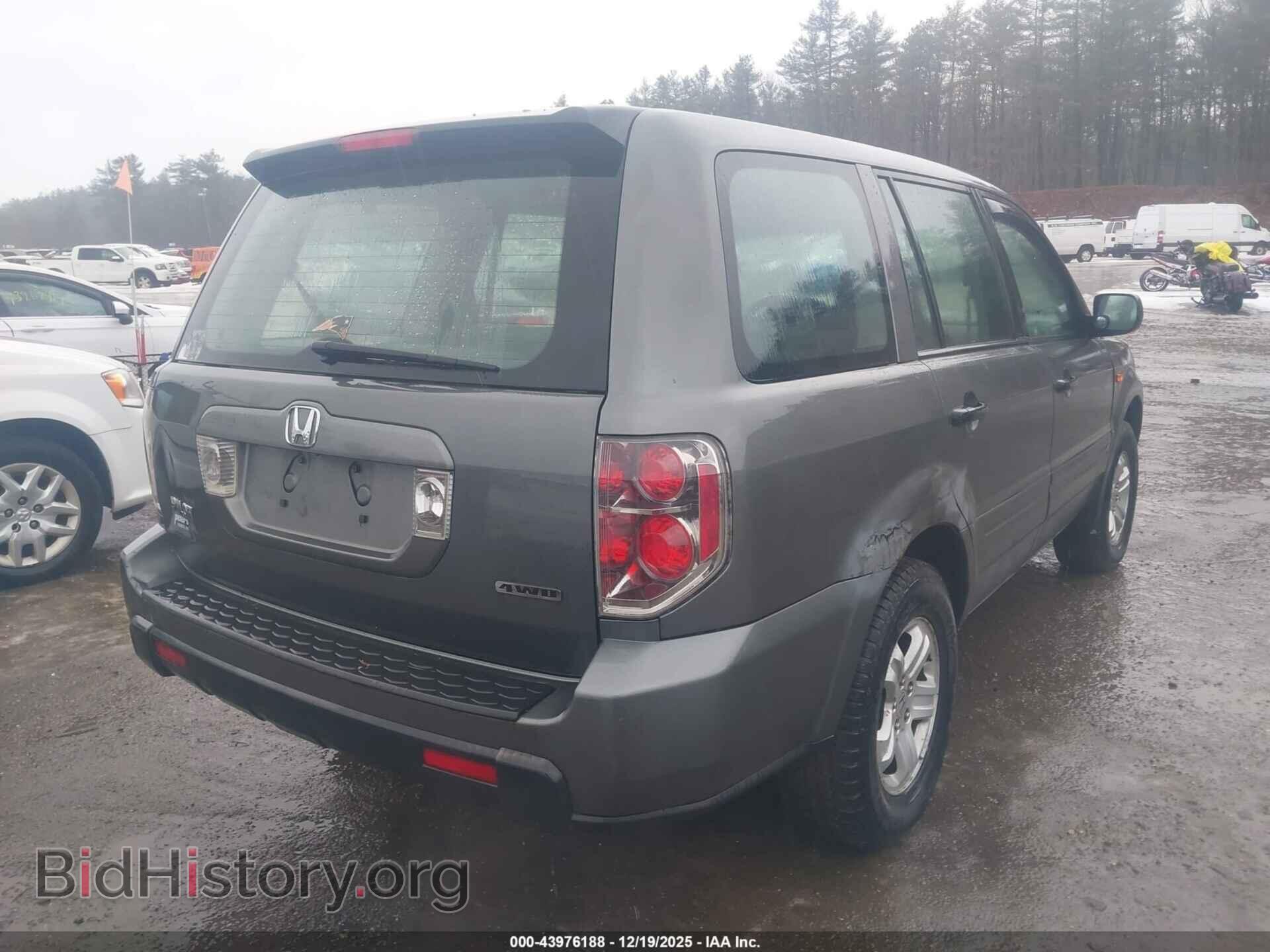 2007 HONDA PILOT - VIN: 2HKYF18117H500573 - Фото 4