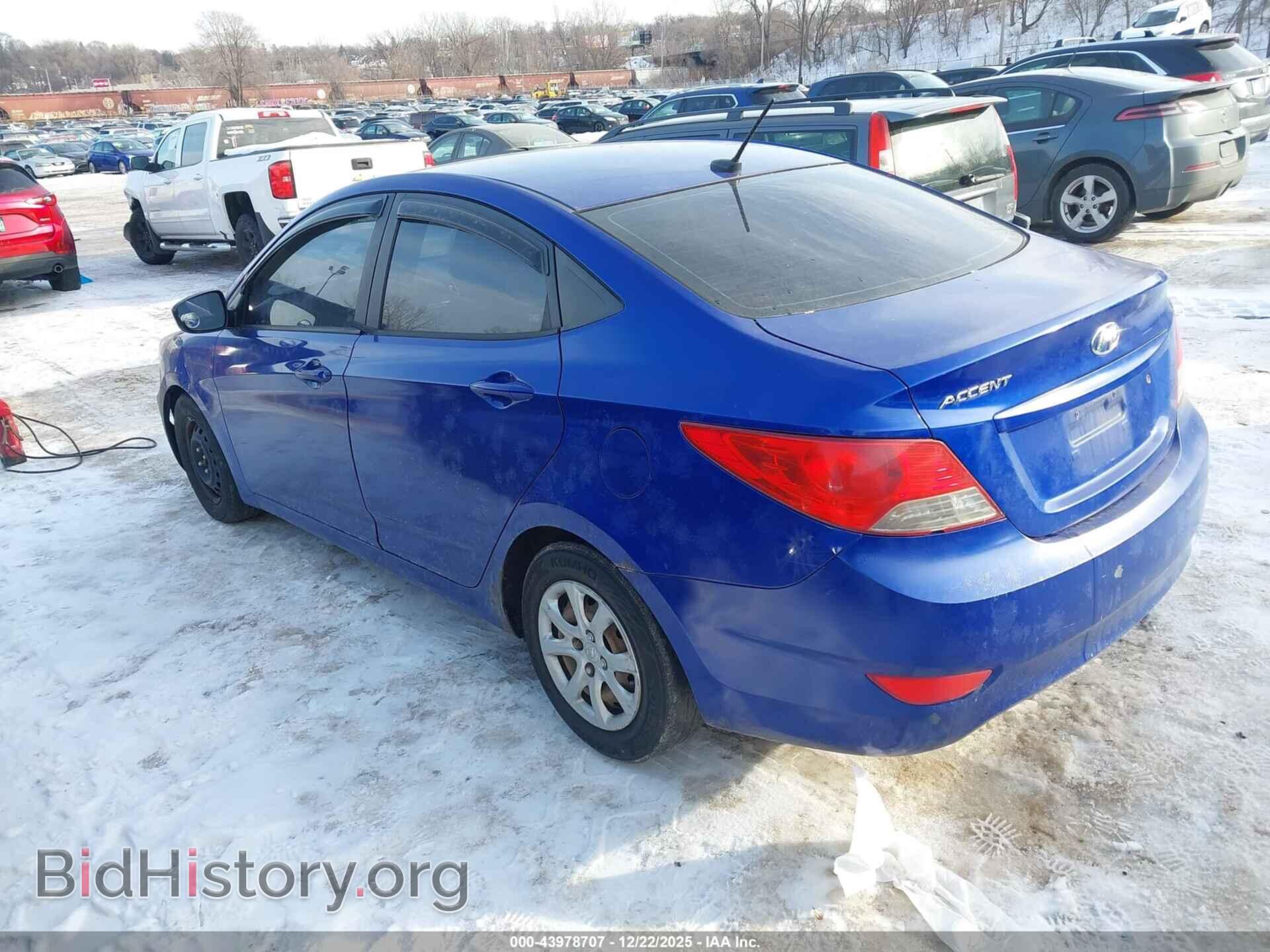 2013 HYUNDAI ACCENT - VIN: KMHCT4AE2DU392494 - Фото 3
