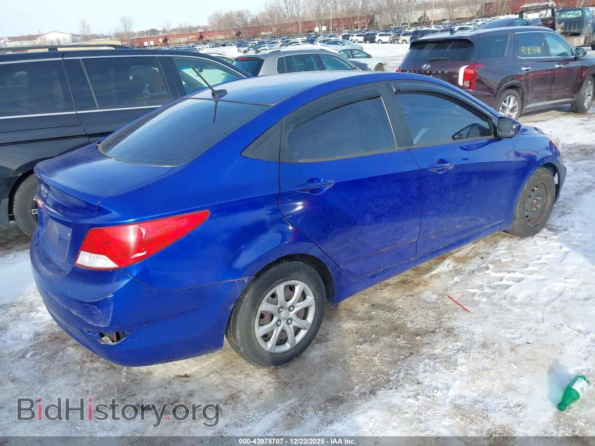 2013 HYUNDAI ACCENT - VIN: KMHCT4AE2DU392494 - Фото 4