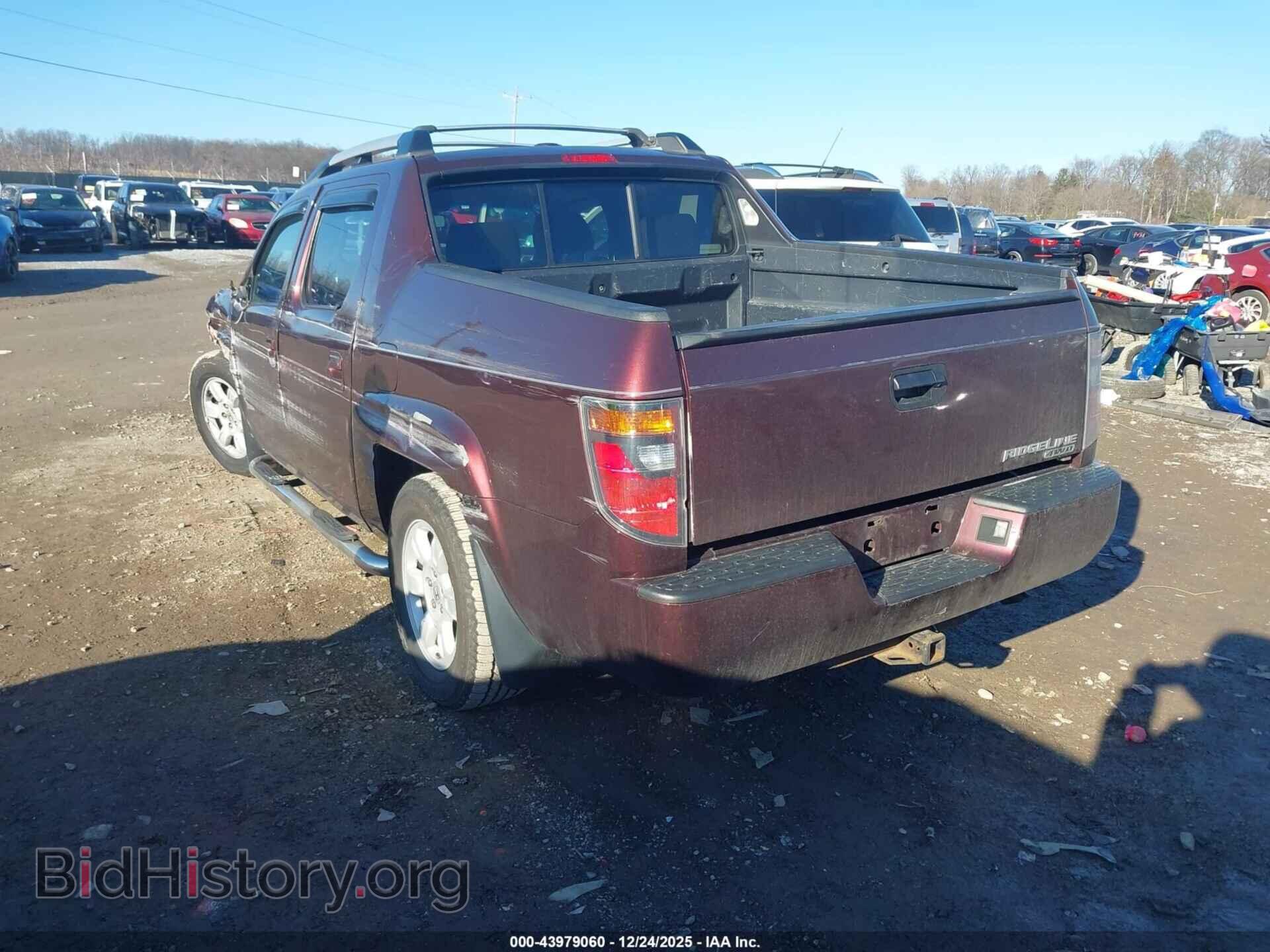 2007 HONDA RIDGELINE - VIN: 2HJYK16537H545472 - Фото 3