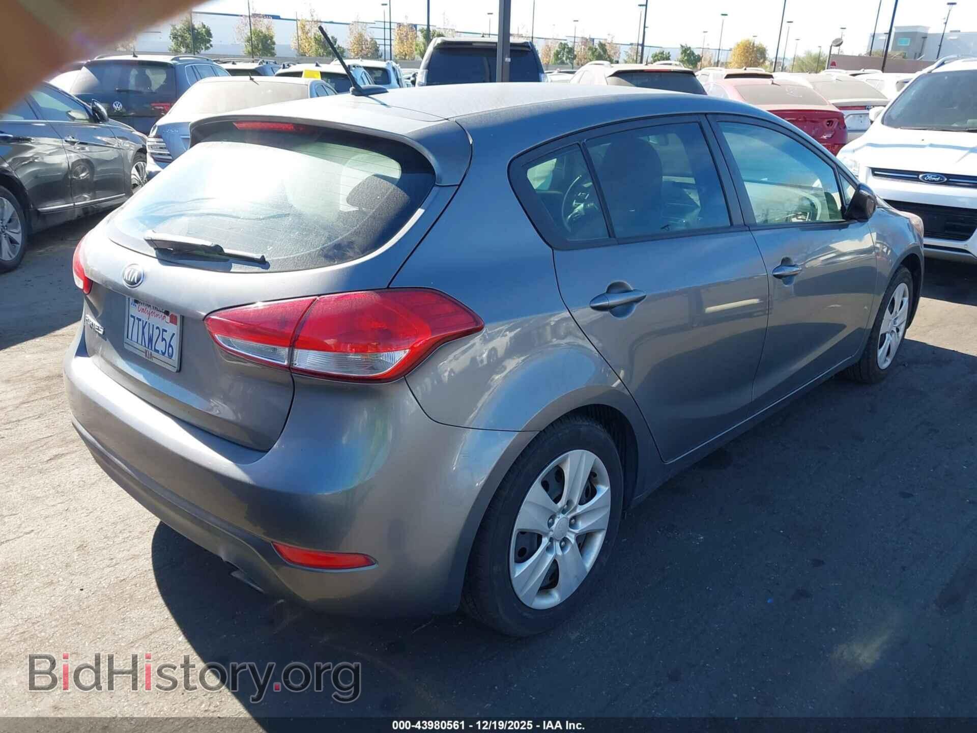 2016 KIA FORTE - VIN: KNAFK5A85G5636574 - Фото 4