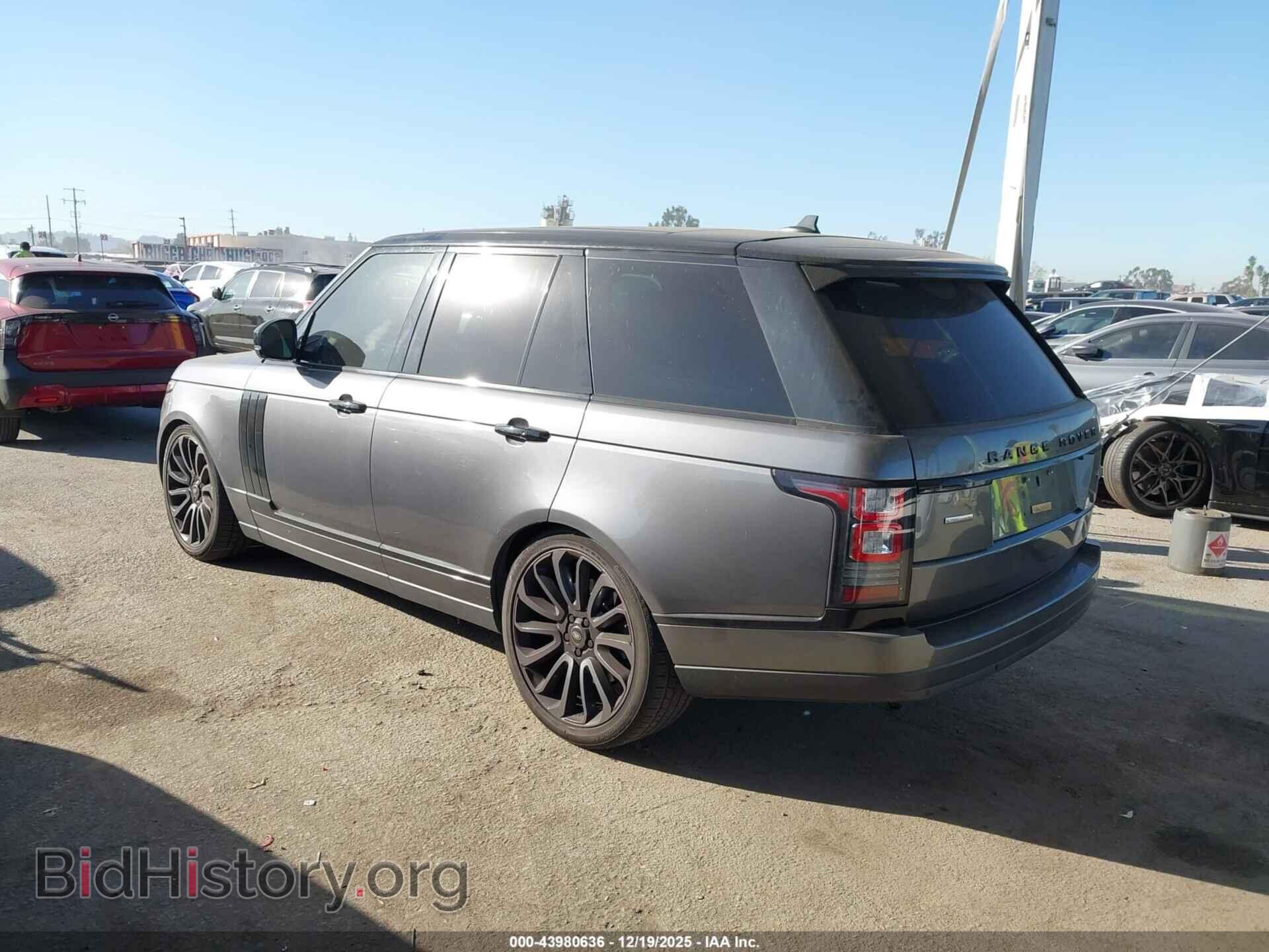 2016 LAND ROVER RANGE ROVER - VIN: SALGS2EF7GA250785 - Фото 3