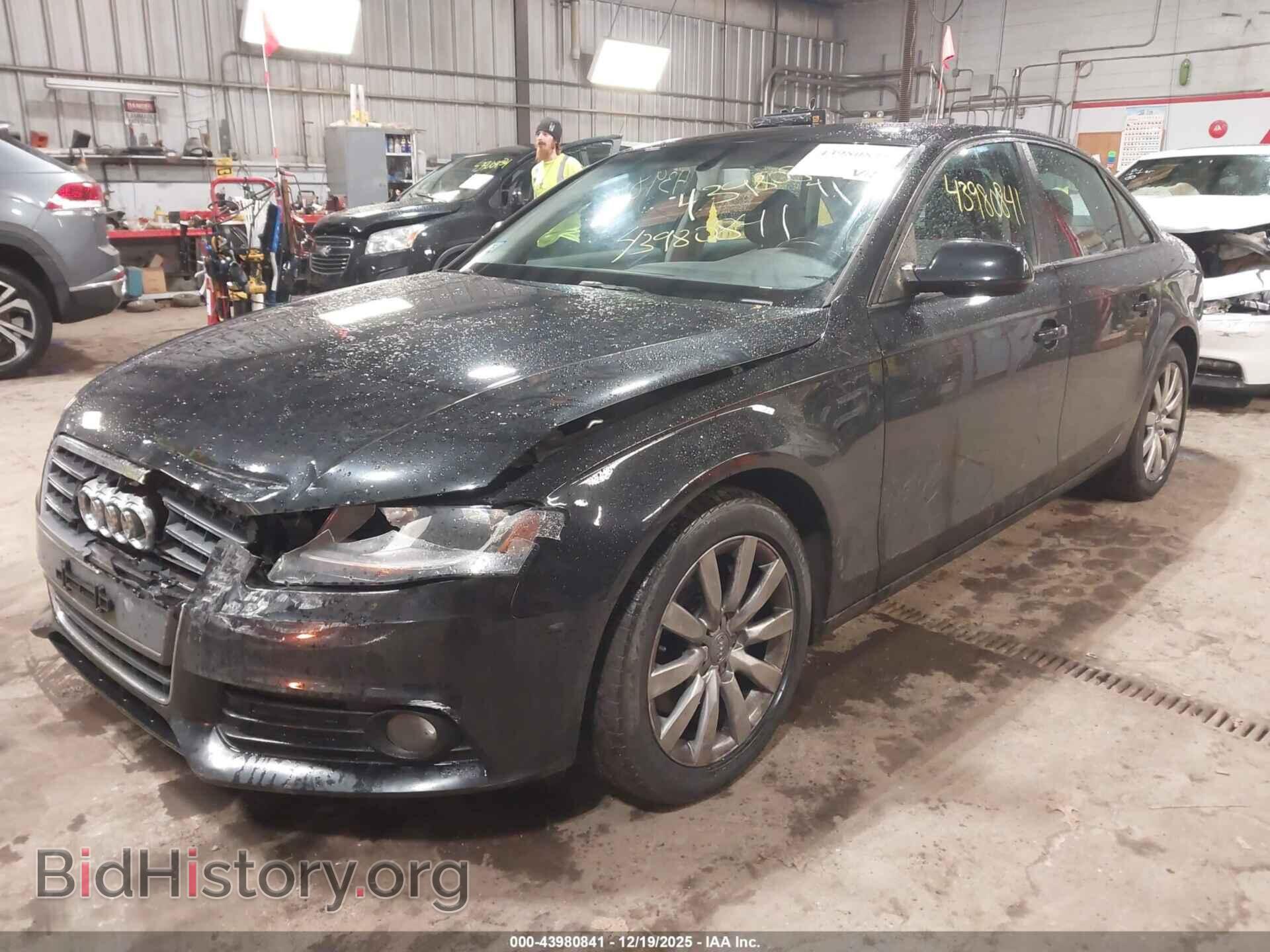 2012 AUDI A4 - VIN: WAUAFAFL2CA118444 - Photo 2
