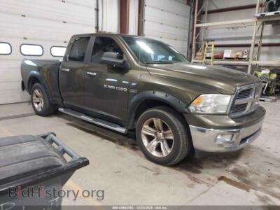2012 RAM 1500 SLT, зеленый — VIN 1C6RD7GTXCS214062, IAAI
