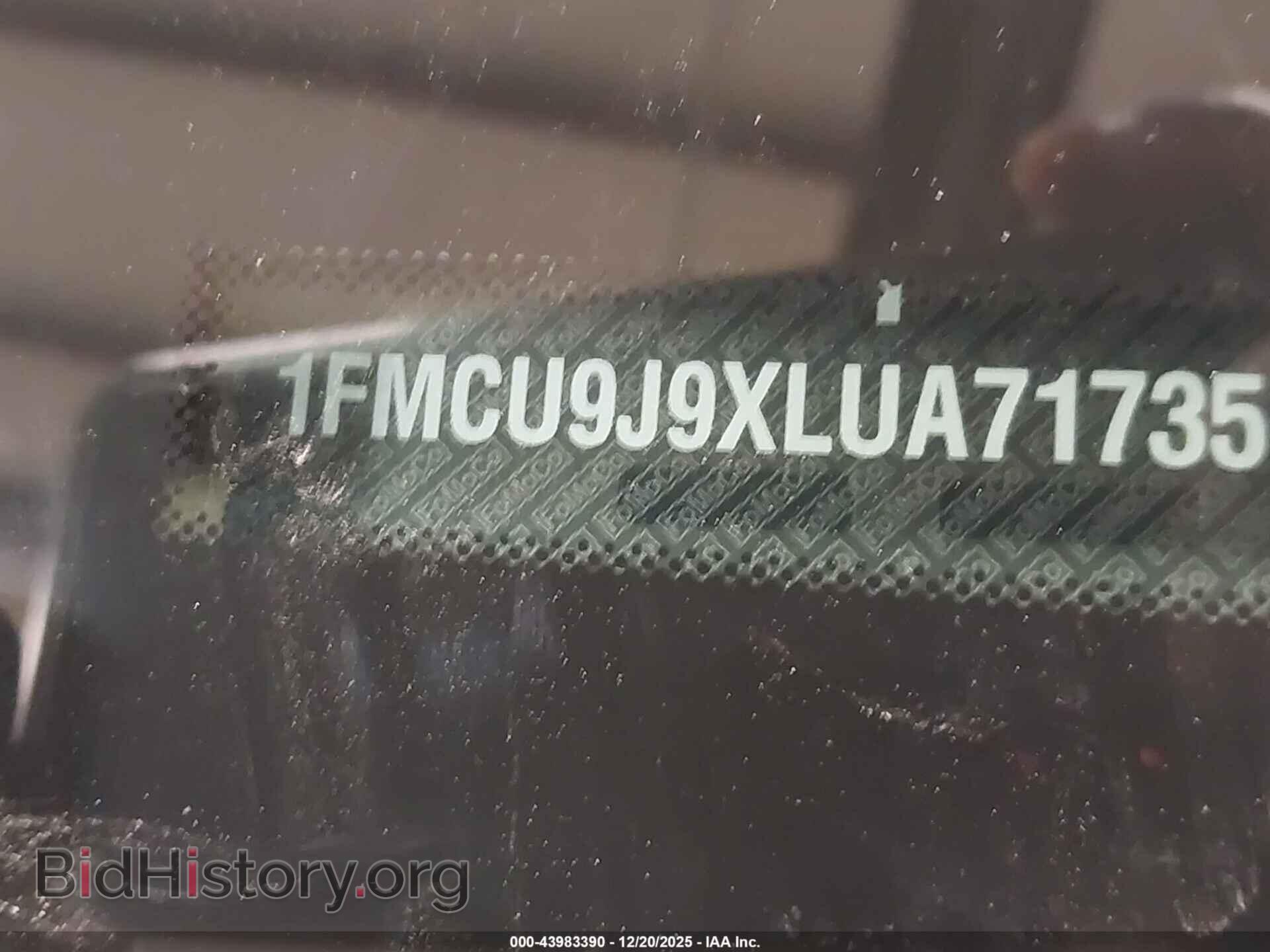 2020 FORD ESCAPE - VIN: 1FMCU9J9XLUA71735 - Photo 9