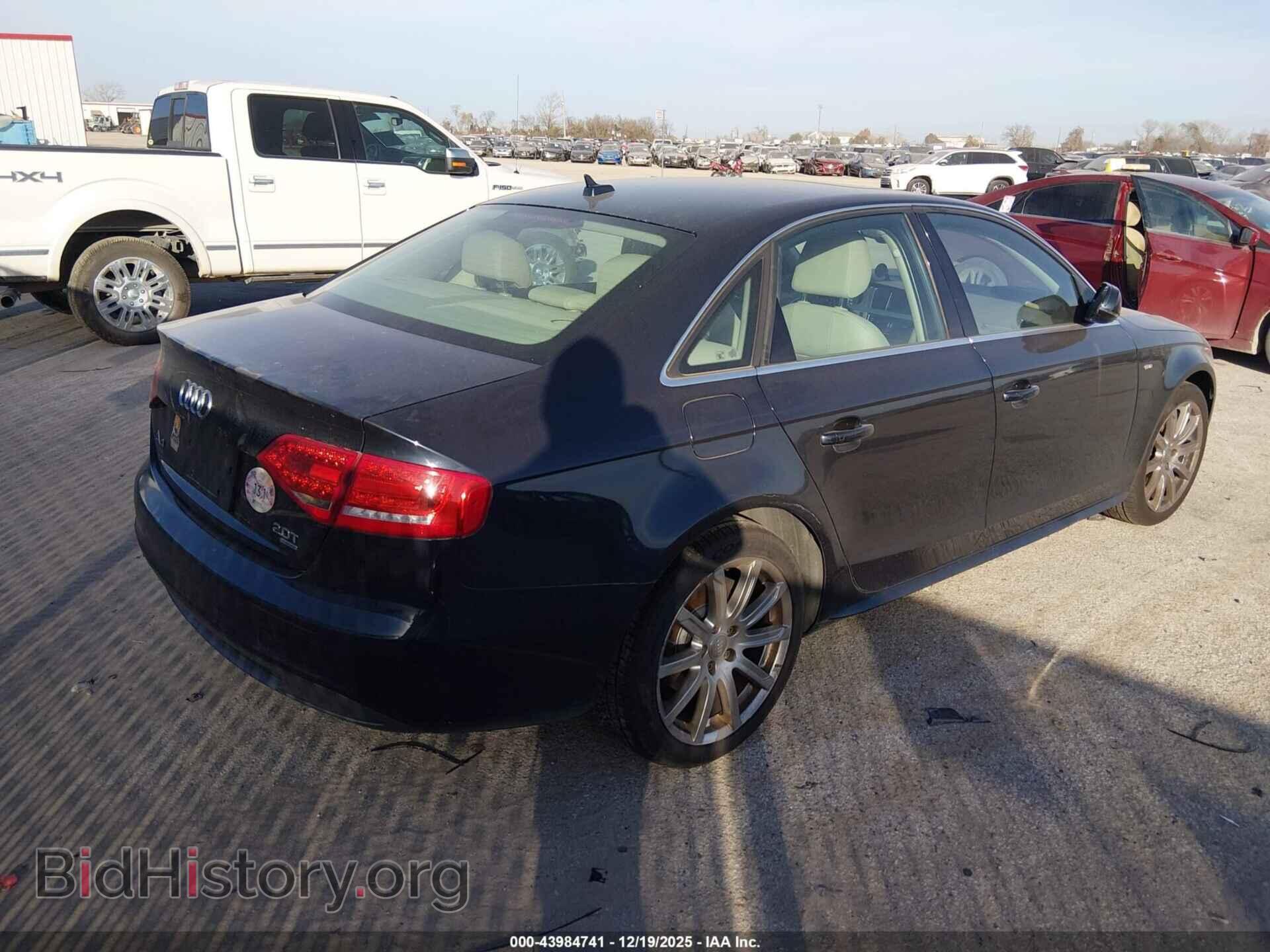 2012 AUDI A4 - VIN: WAUFFBFL5CA118837 - Photo 4
