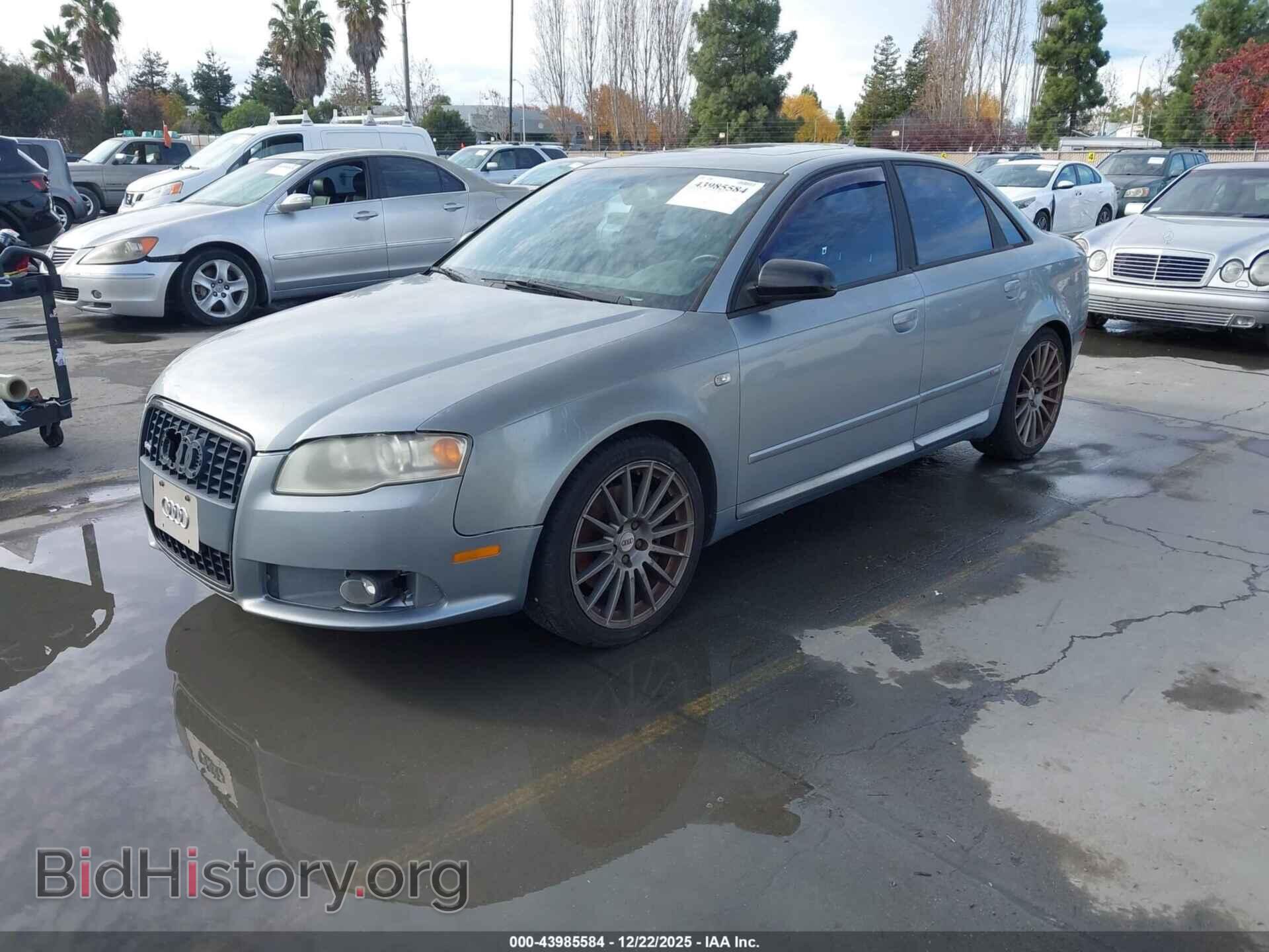 2007 AUDI A4 - VIN: WAUBF78E57A041306 - Фото 2