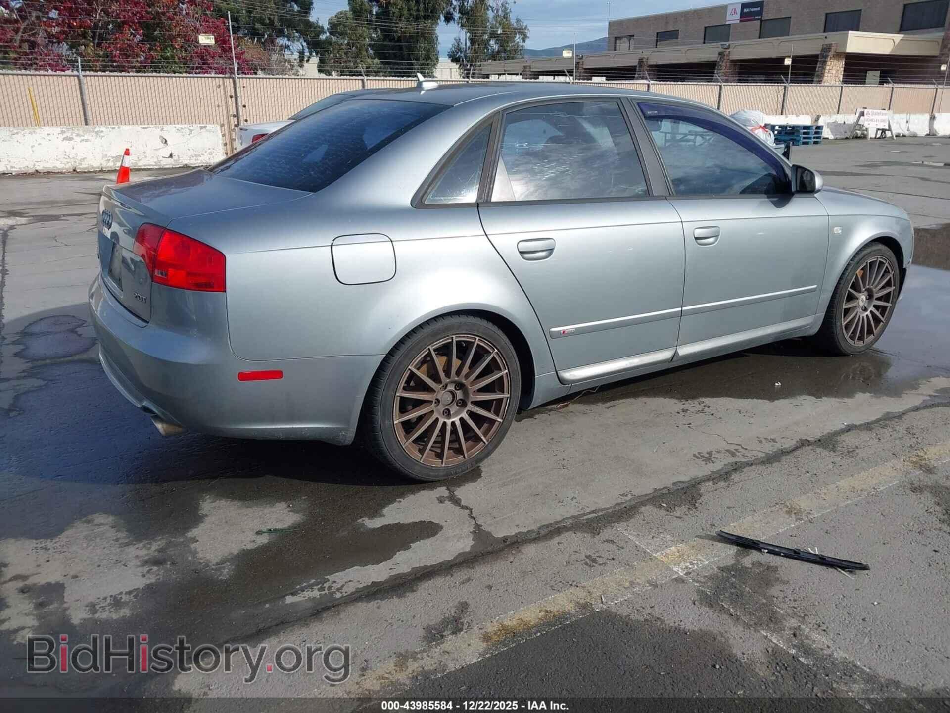 2007 AUDI A4 - VIN: WAUBF78E57A041306 - Фото 4