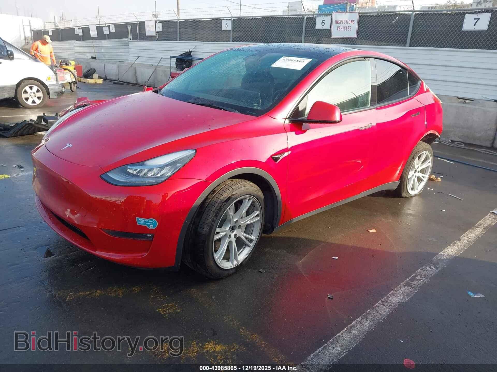 2021 TESLA MODEL Y - VIN: 5YJYGDEEXMF199138 - Фото 2