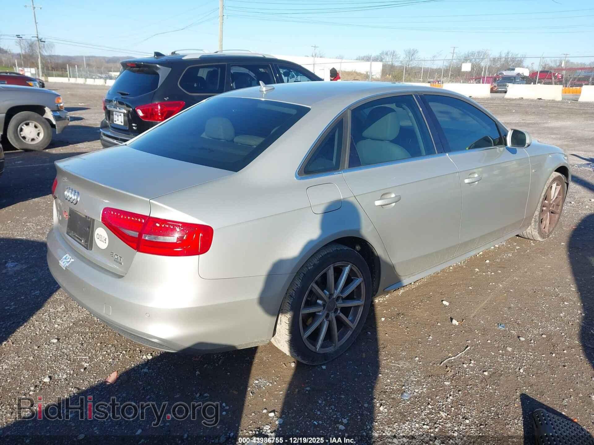 2014 AUDI A4 - VIN: WAUFFAFL9EA071373 - Фото 4