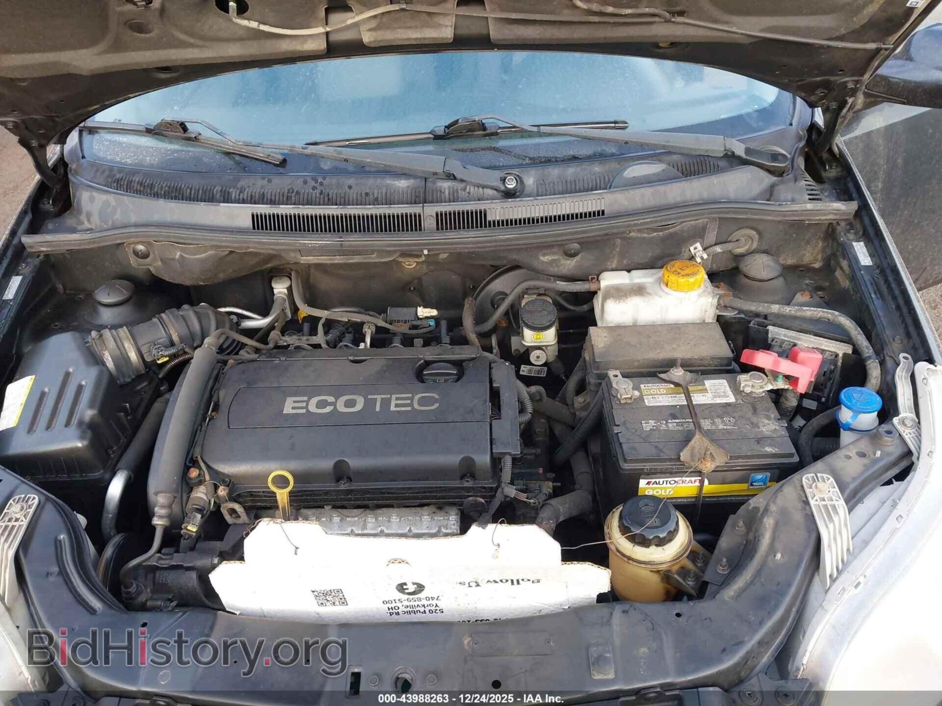 2011 CHEVROLET AVEO - VIN: KL1TD6DE1BB237833 - Фото 10