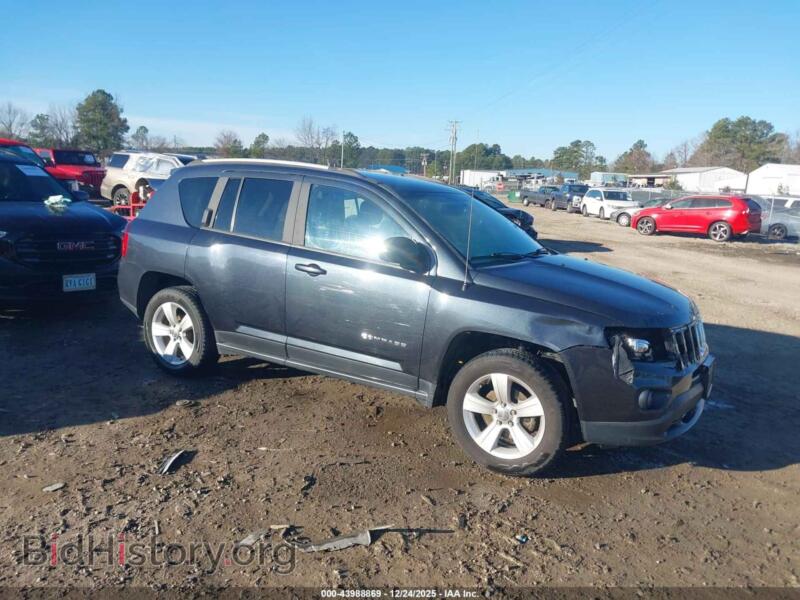 2015 Jeep COMPASS Sport (VIN 1C4NJDBB3FD423536) — фото 1 из 16, IAAI, повреждение: передняя часть
