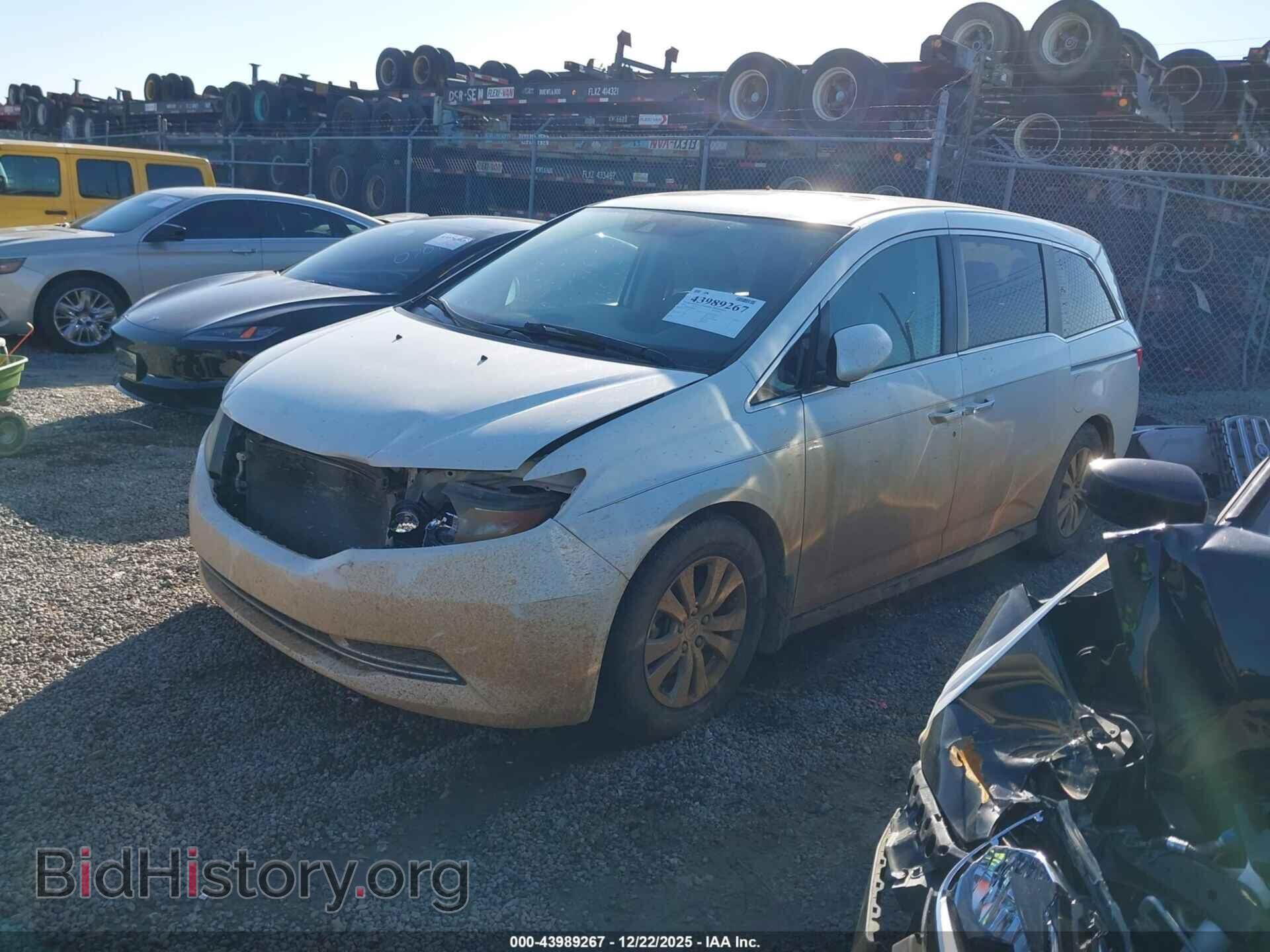 2016 HONDA ODYSSEY - VIN: 5FNRL5H64GB055325 - Фото 2