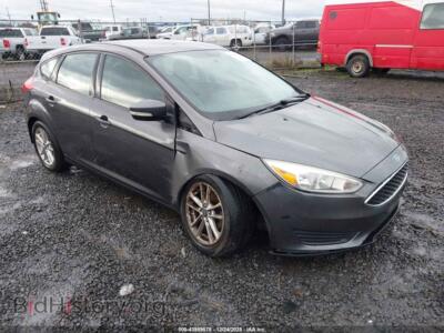 2016 Ford FOCUS SE, серый — VIN 1FADP3K2XGL205126, IAAI