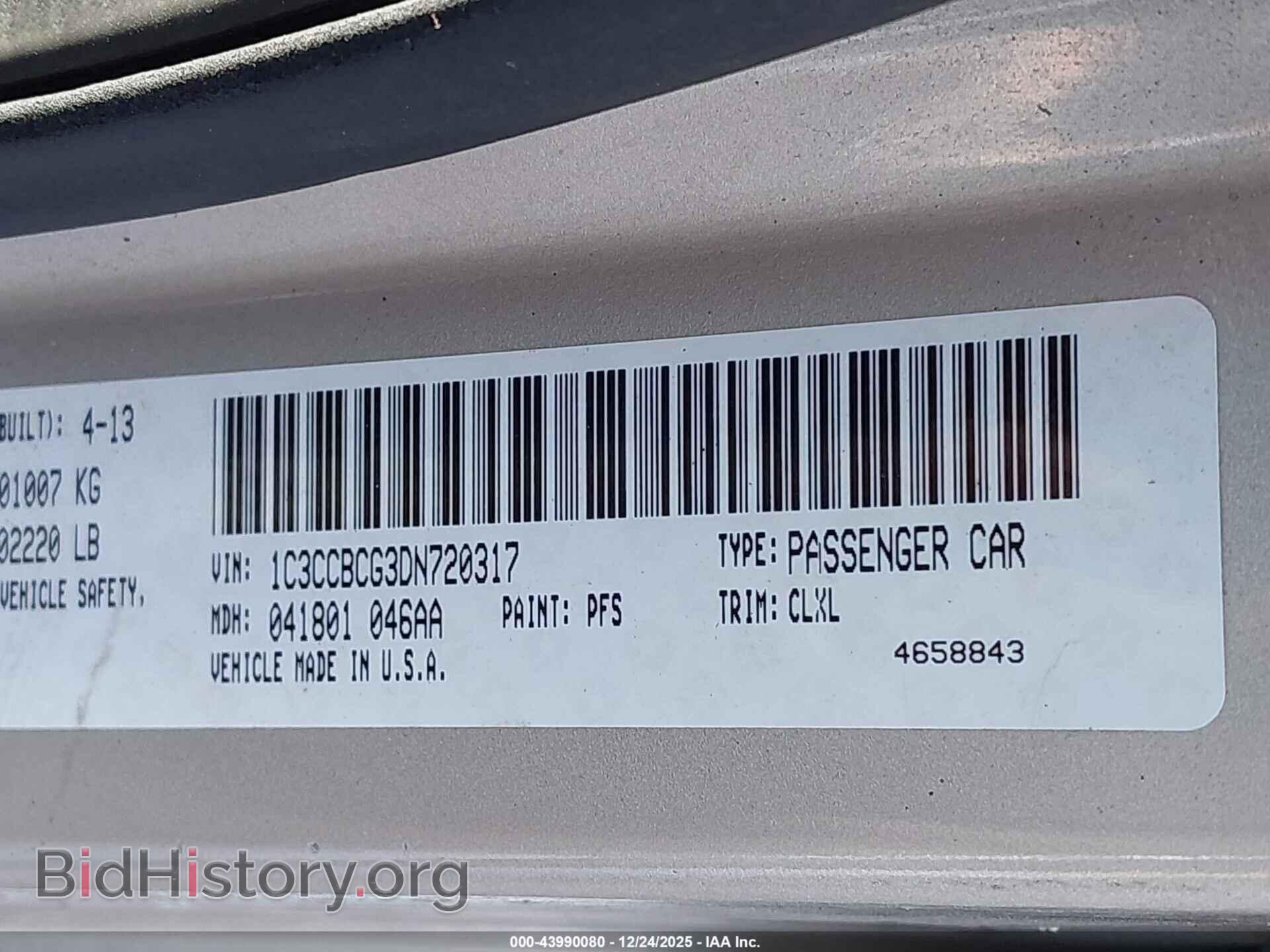 2013 CHRYSLER 200 - VIN: 1C3CCBCG3DN720317 - Photo 9