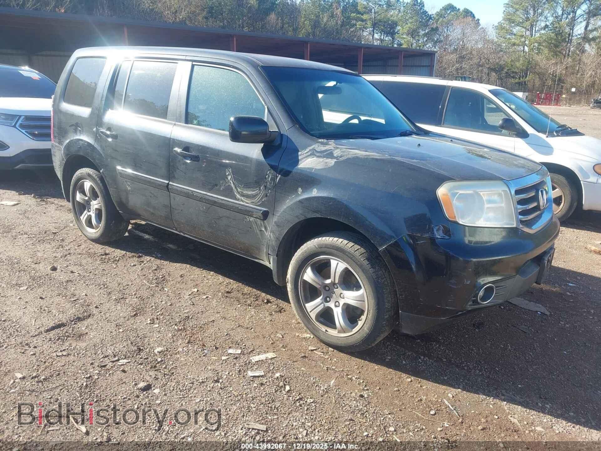 Photo 5FNYF3H43CB014829 - HONDA PILOT 2012
