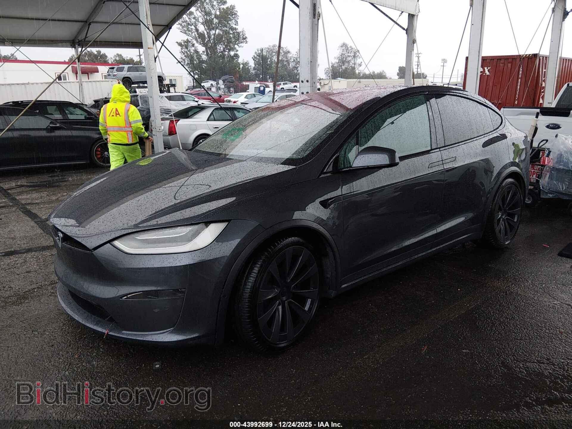 2022 TESLA MODEL X - VIN: 7SAXCBE52NF334533 - Фото 2