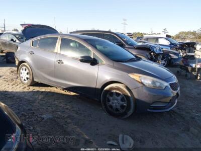 2015 Kia FORTE LX, серый — VIN KNAFX4A65F5327342, IAAI