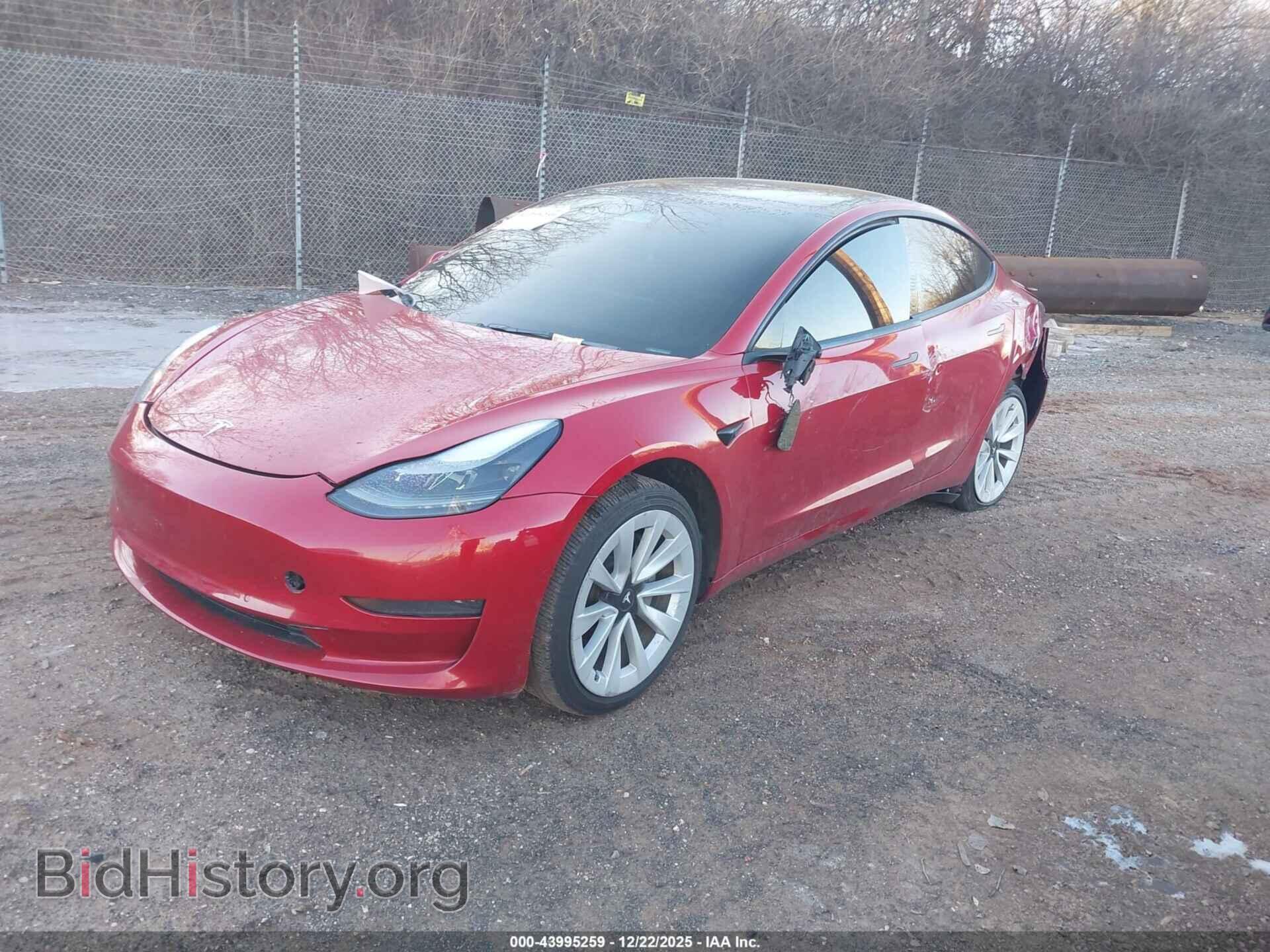 2022 TESLA MODEL 3 - VIN: 5YJ3E1EA8NF289563 - Фото 2