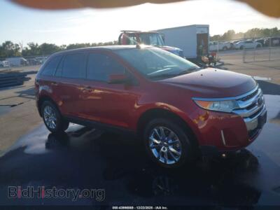 2013 Ford EDGE SEL, красный — VIN 2FMDK3JC5DBA35302, IAAI