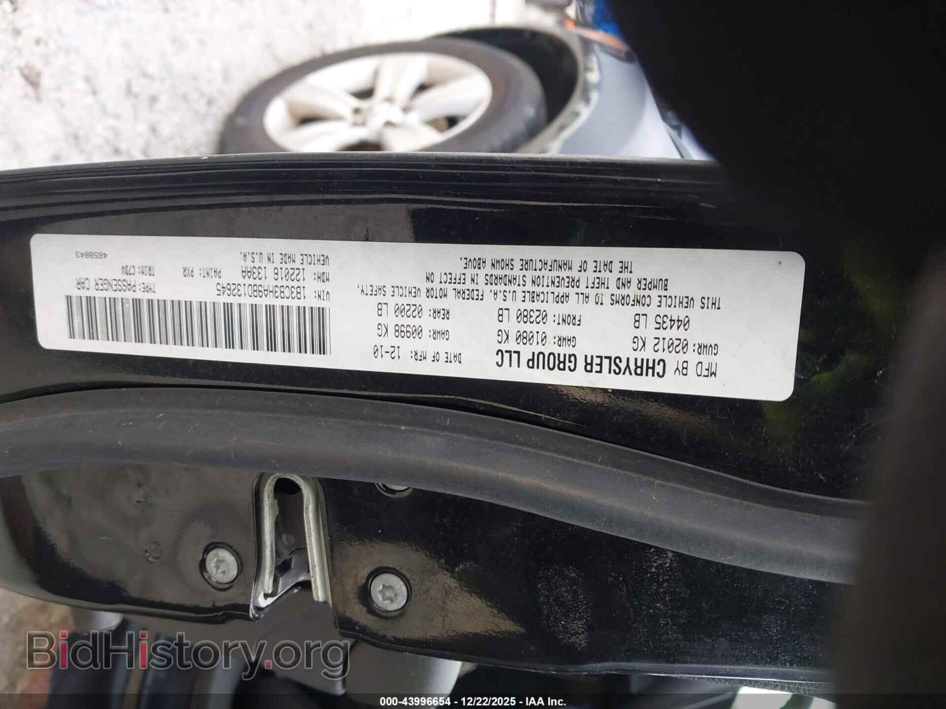 2011 DODGE CALIBER - VIN: 1B3CB3HA9BD132645 - Фото 9