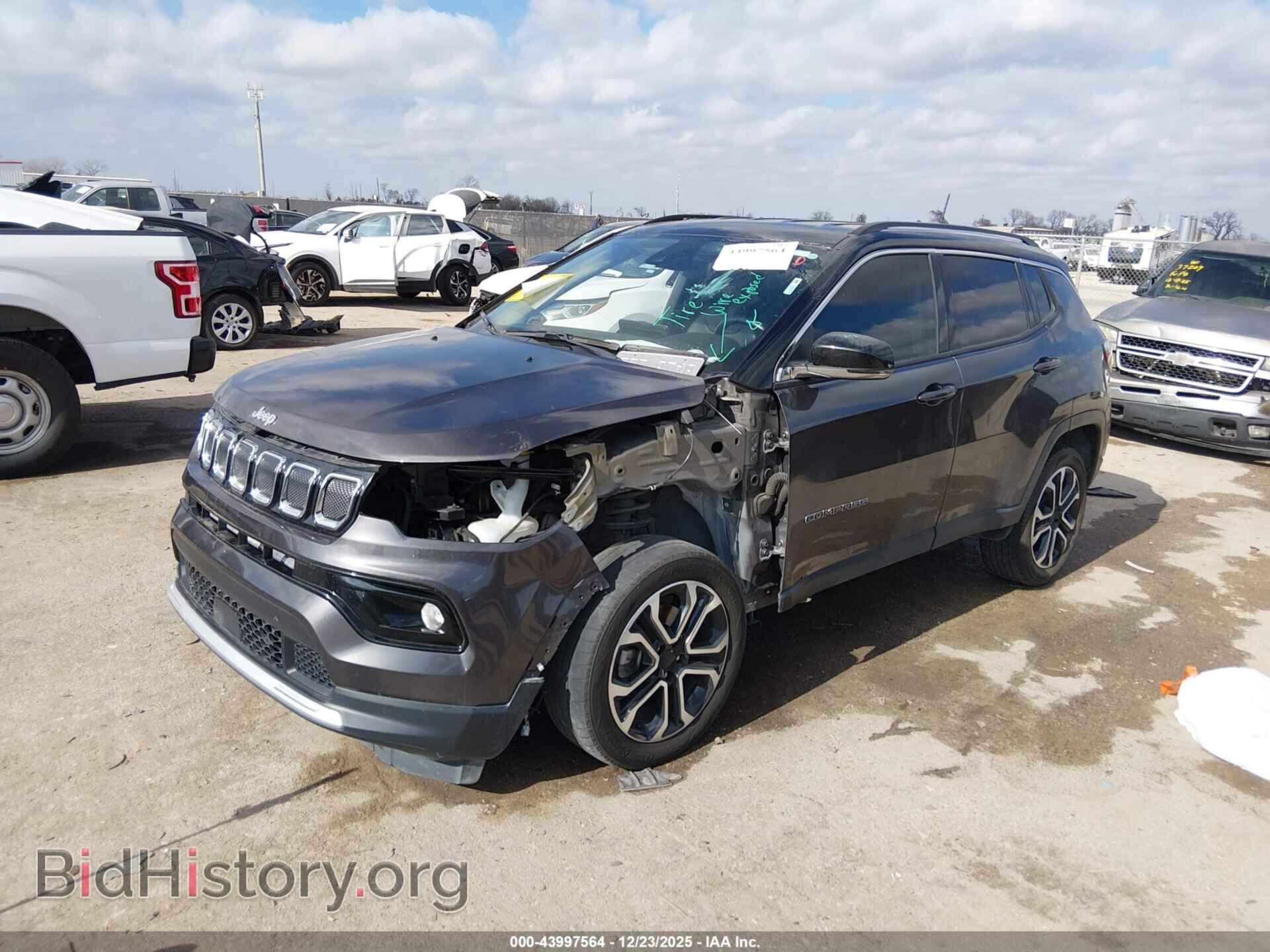 2022 JEEP COMPASS - VIN: 3C4NJDCB3NT161024 - Фото 2