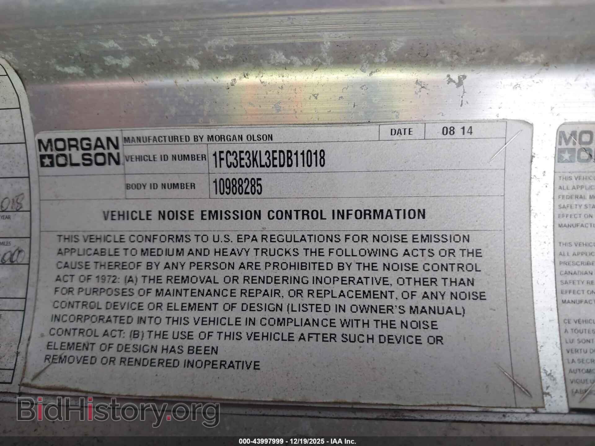 2014 FORD E-350 STRIPPED - VIN: 1FC3E3KL3EDB11018 - Photo 8