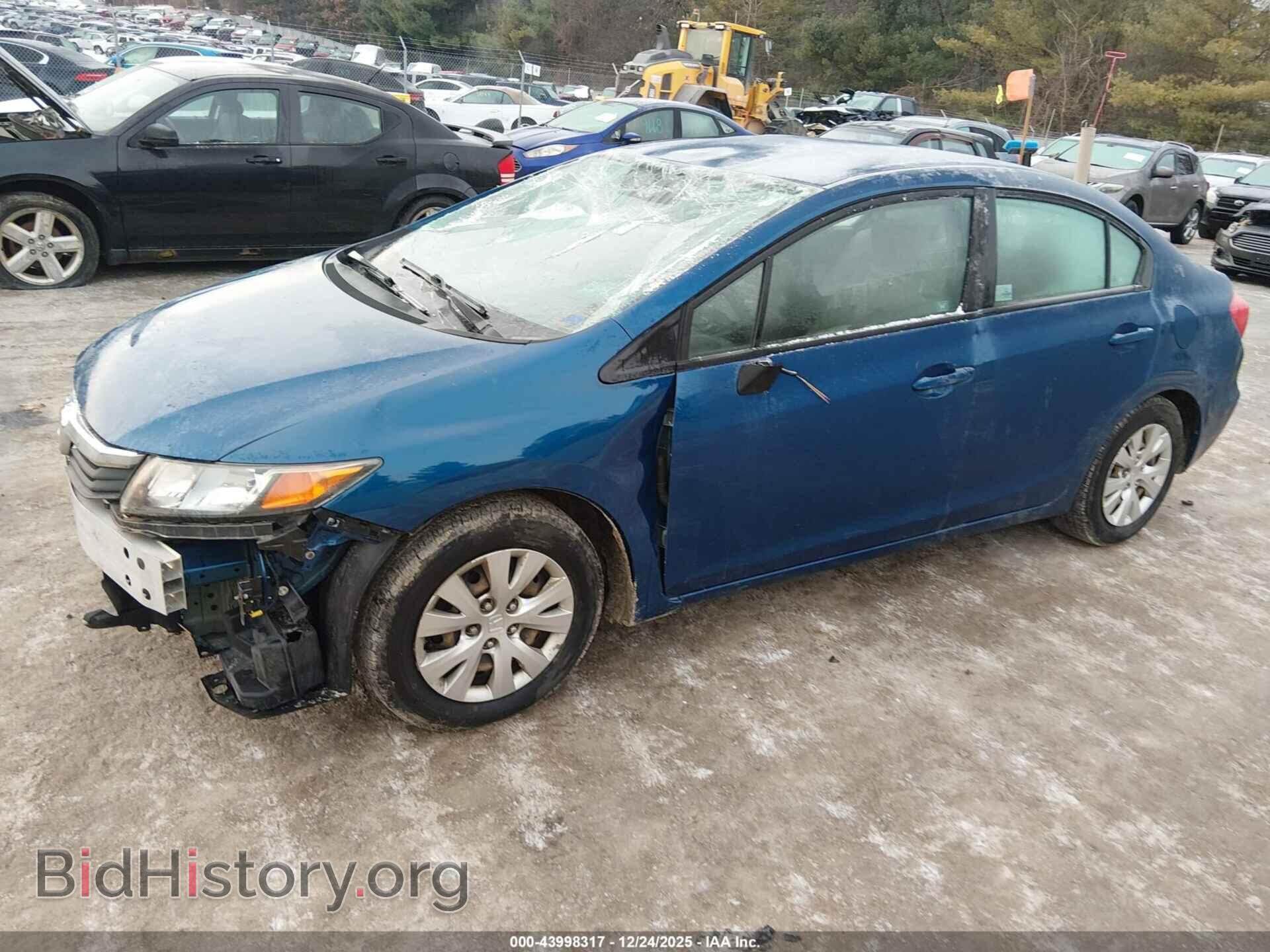 2012 HONDA CIVIC - VIN: 19XFB2E58CE016396 - Фото 2