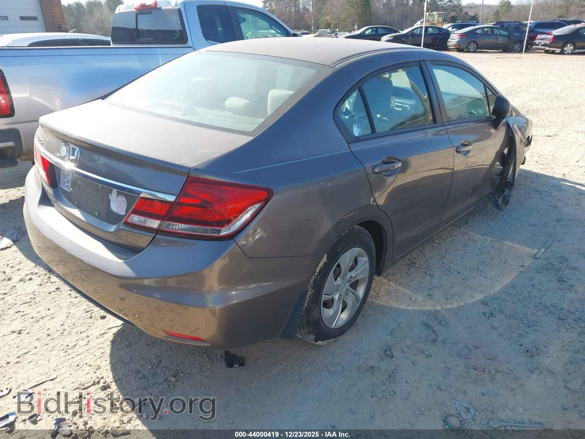 2013 HONDA CIVIC - VIN: 19XFB2F55DE289585 - Фото 4
