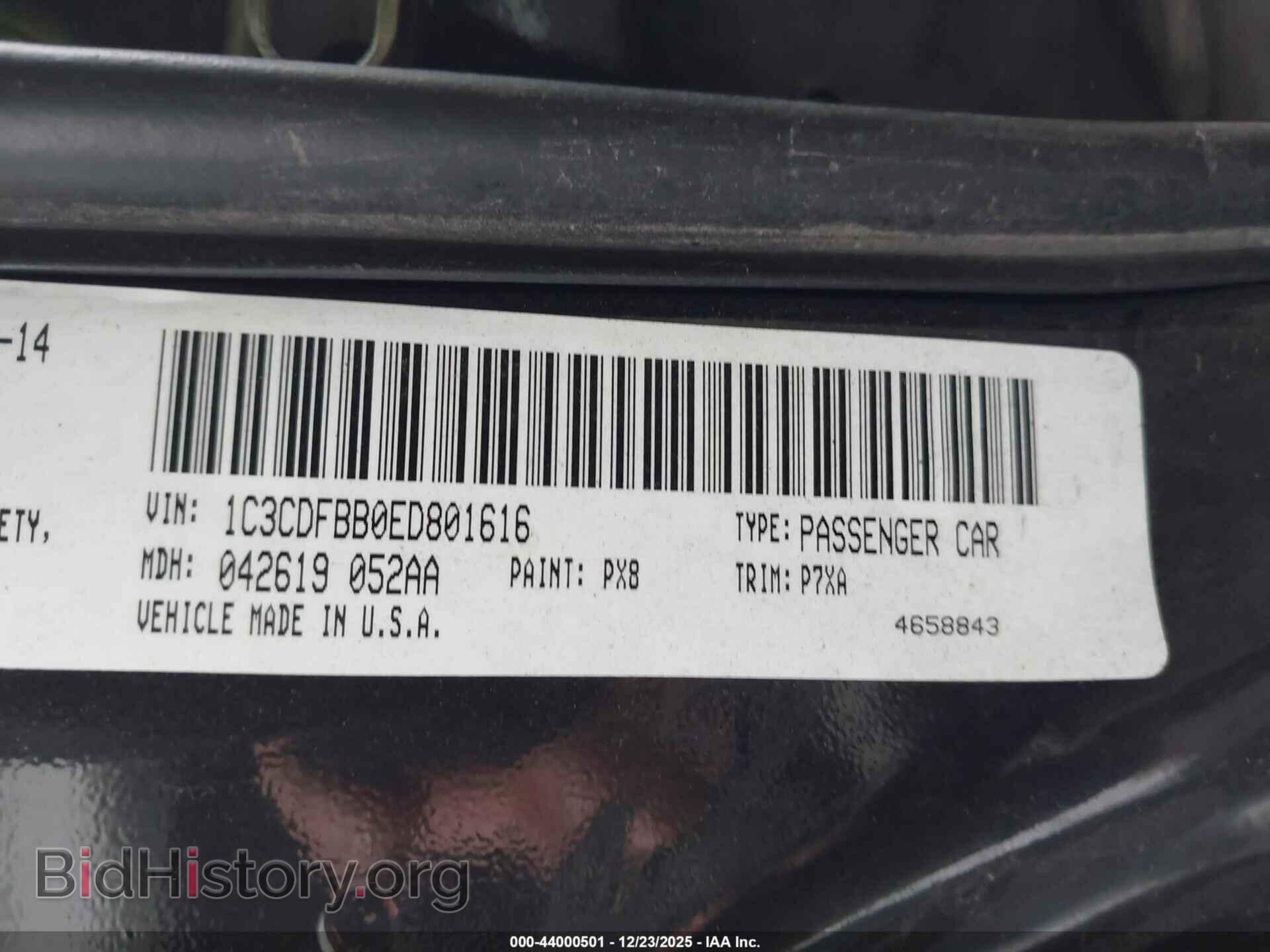 2014 DODGE DART - VIN: 1C3CDFBB0ED801616 - Photo 9