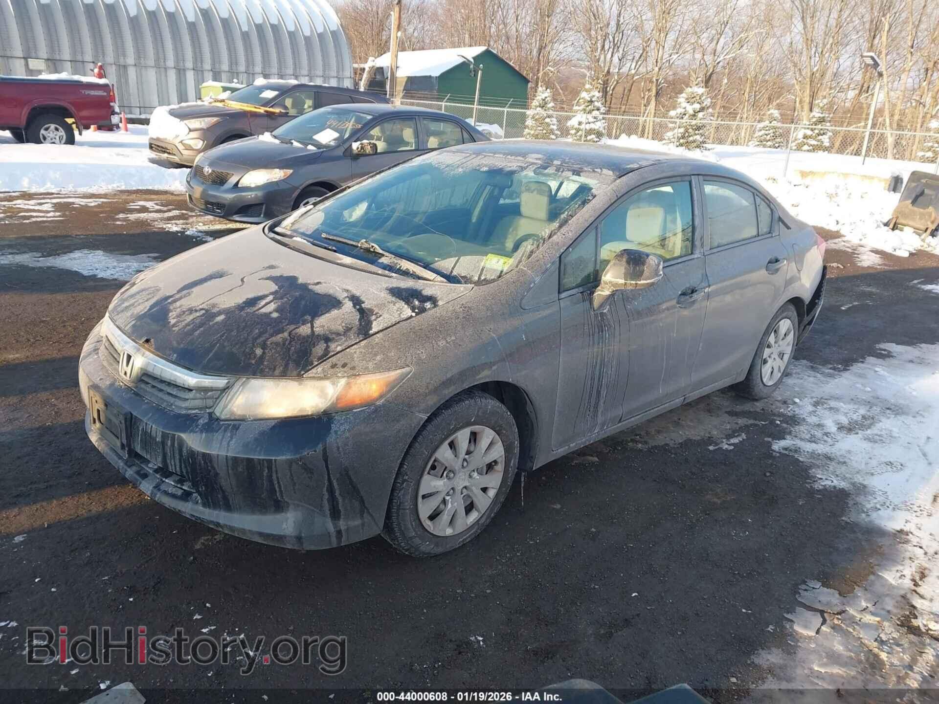 2012 HONDA CIVIC - VIN: 19XFB2F54CE334000 - Фото 2