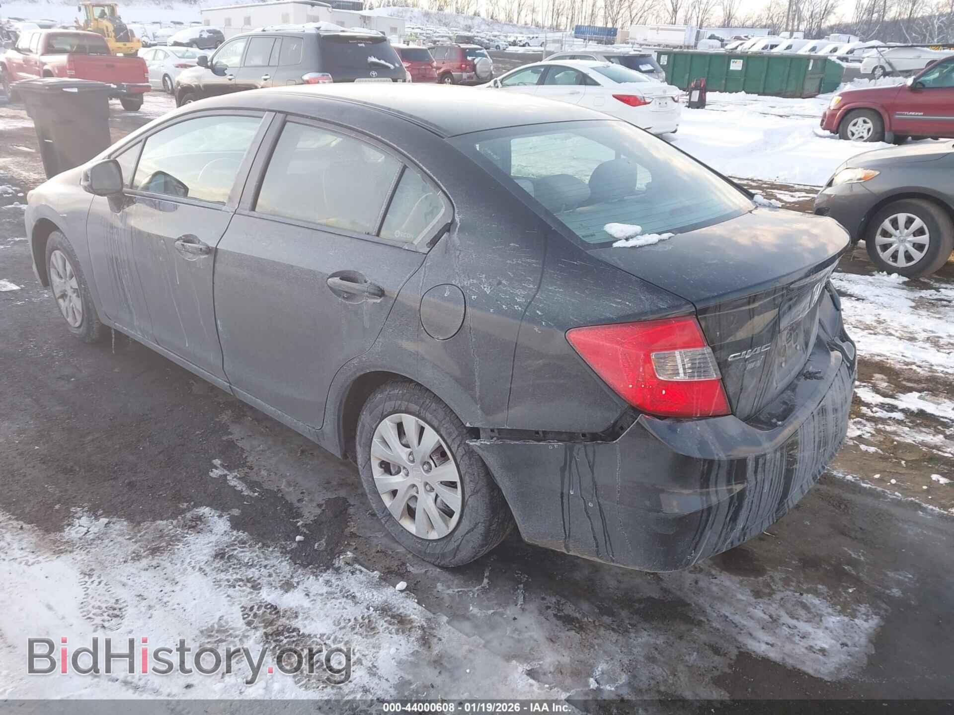 2012 HONDA CIVIC - VIN: 19XFB2F54CE334000 - Фото 3