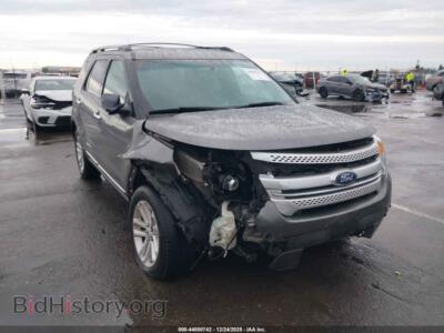 2014 Ford EXPLORER XLT, gray — VIN 1FM5K8D85EGB95392, IAAI