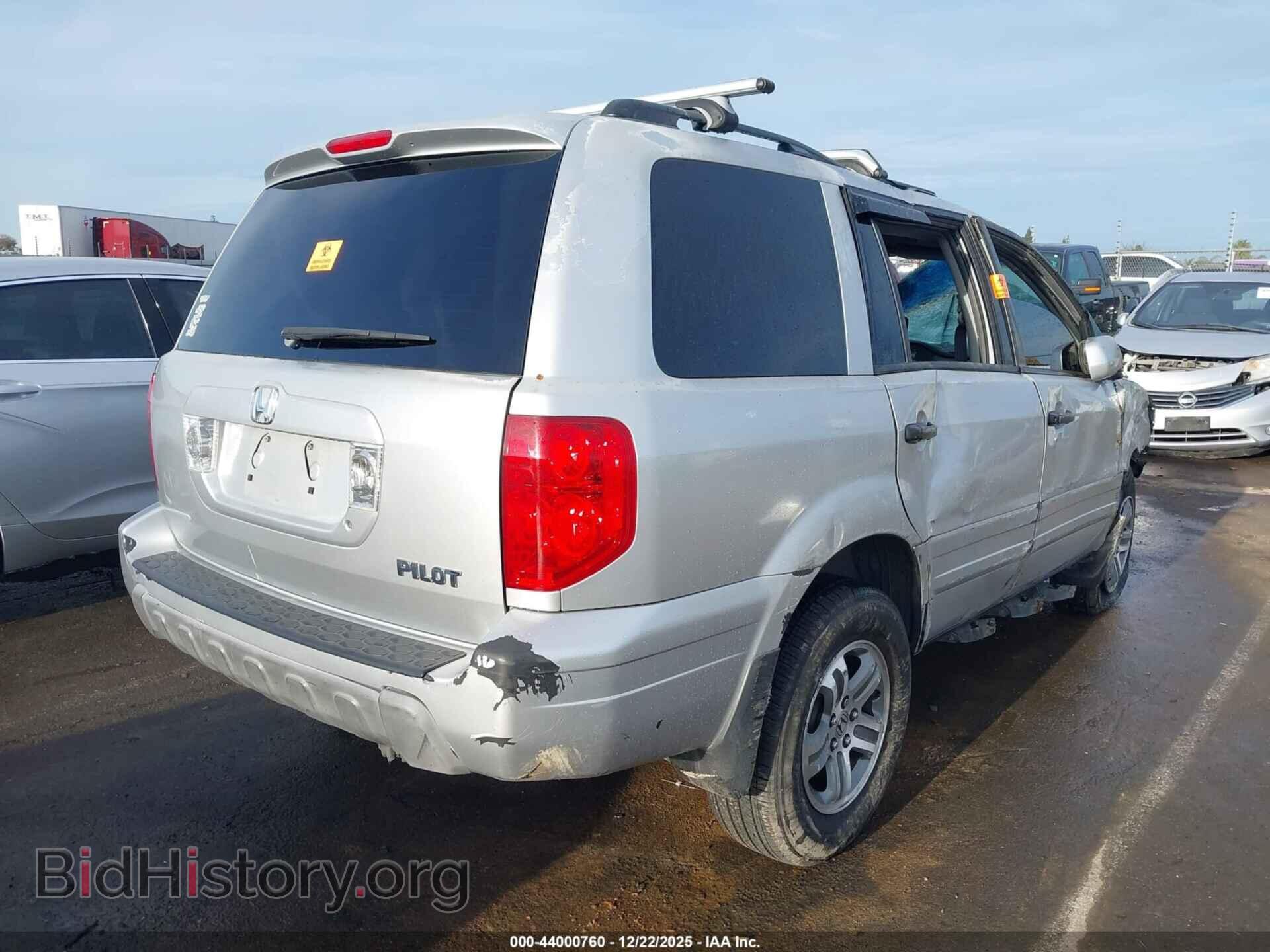 2005 HONDA PILOT - VIN: 2HKYF18535H526592 - Фото 4