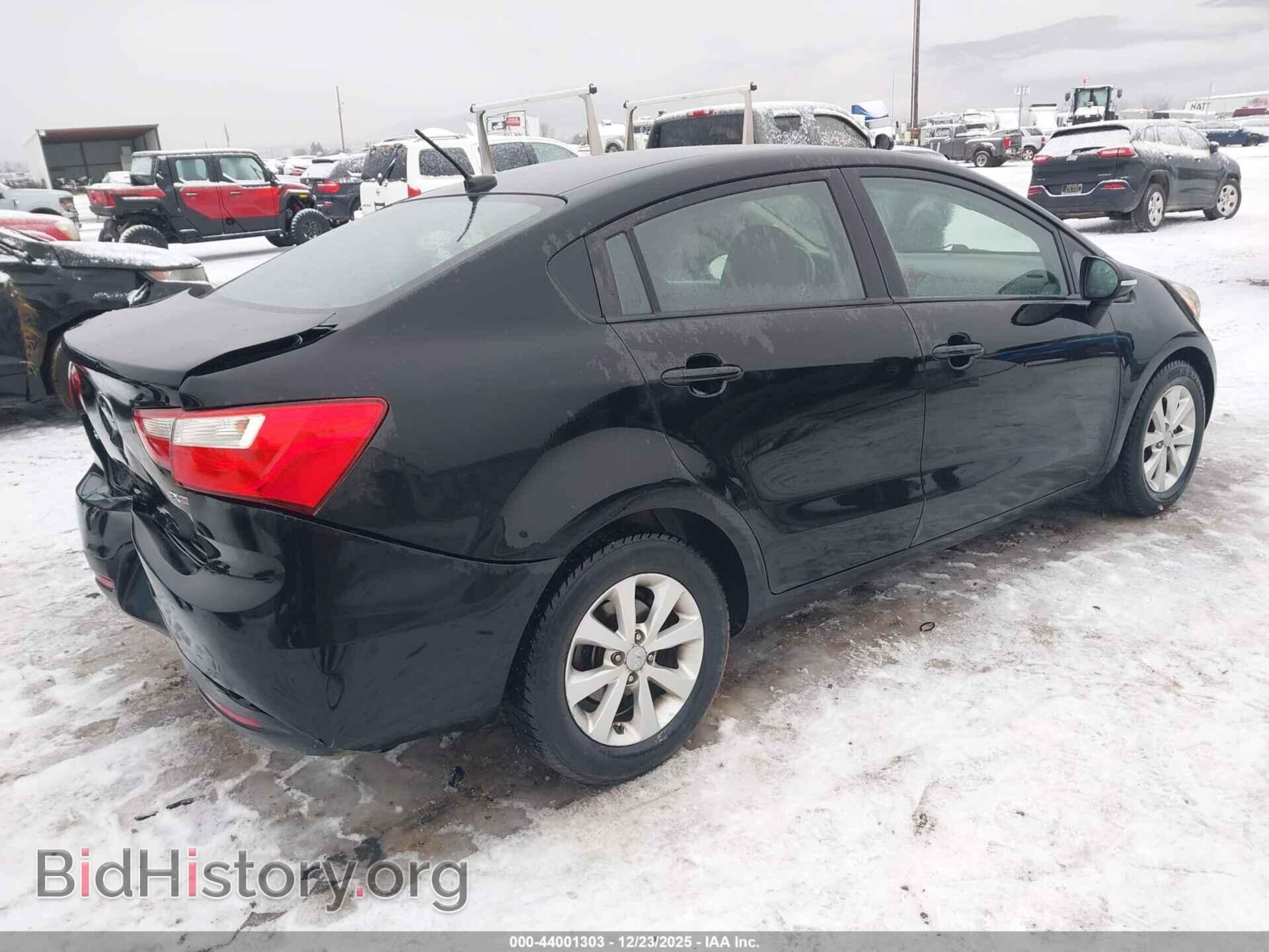 2013 KIA RIO - VIN: KNADN4A38D6309587 - Фото 4