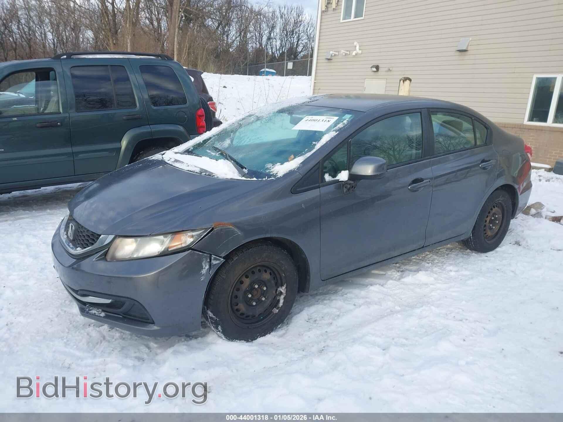 2013 HONDA CIVIC - VIN: 2HGFB2F55DH556472 - Фото 2